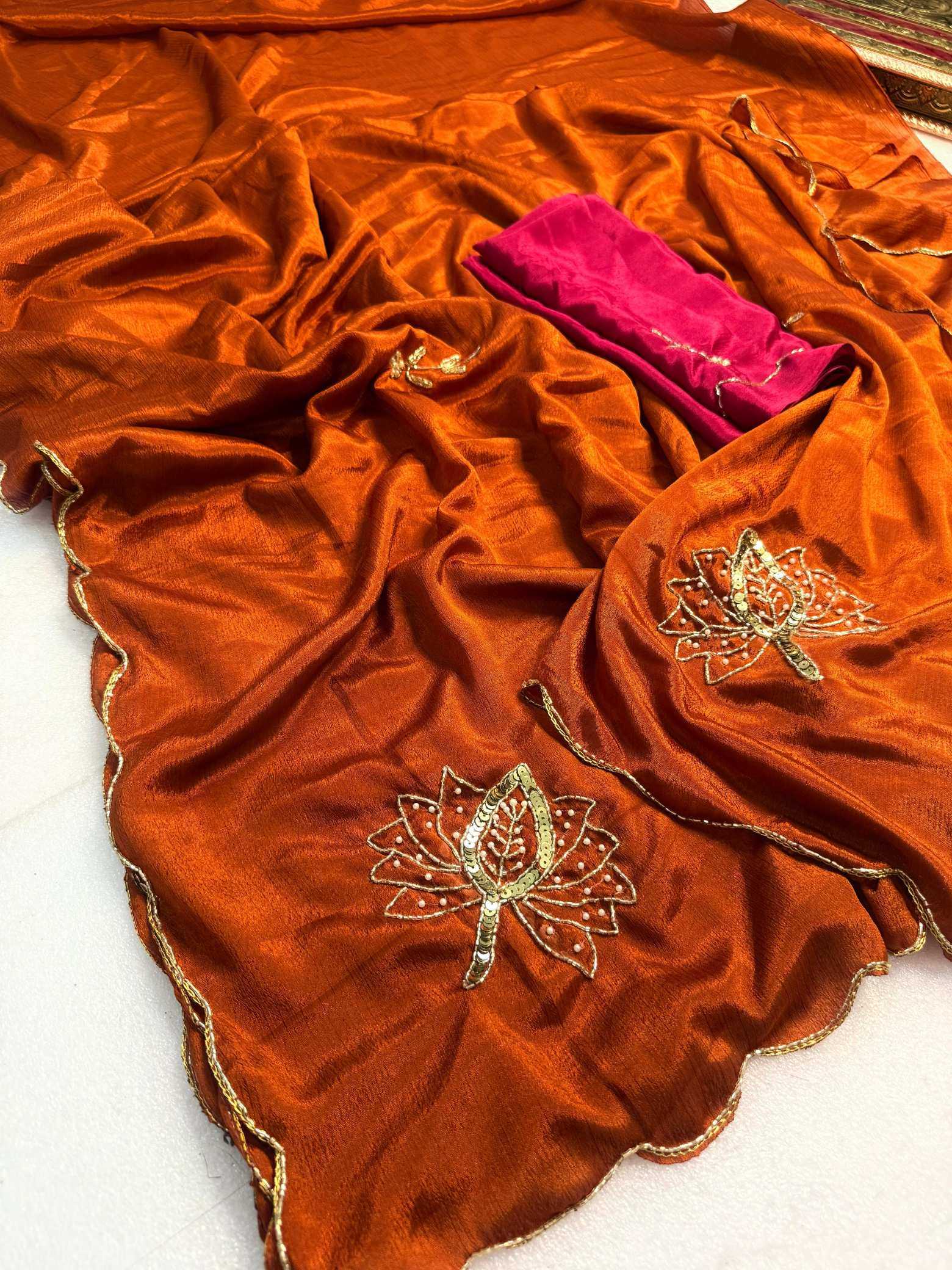 Ynf Fancy KESH576 Ahliza Sarees Wholesale Designer Sarees Sequence Sarees Hand Work Sarees Manufacturer- Kapda Export