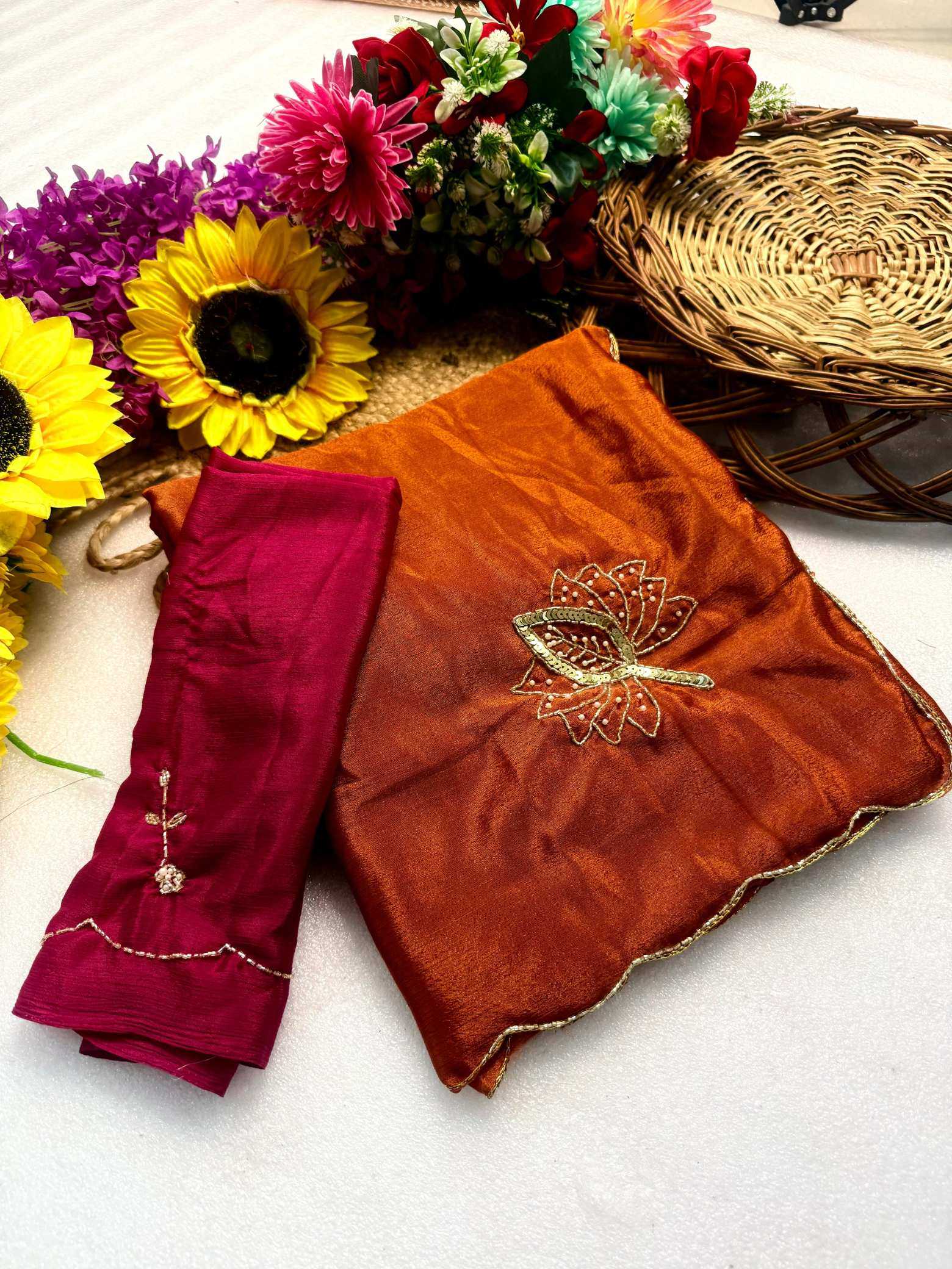 Ynf Fancy KESH576 Ahliza Sarees Wholesale Designer Sarees Sequence Sarees Hand Work Sarees Manufacturer- Kapda Export