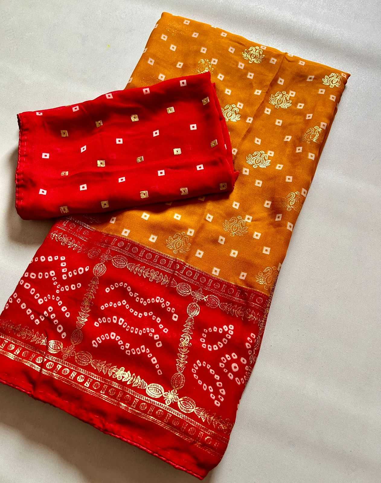 Ynf Fancy KESH576 PARIC Sarees Wholesale Designer Sarees Traditional Sarees Bandhani Sarees Manufacturer- Kapda Export