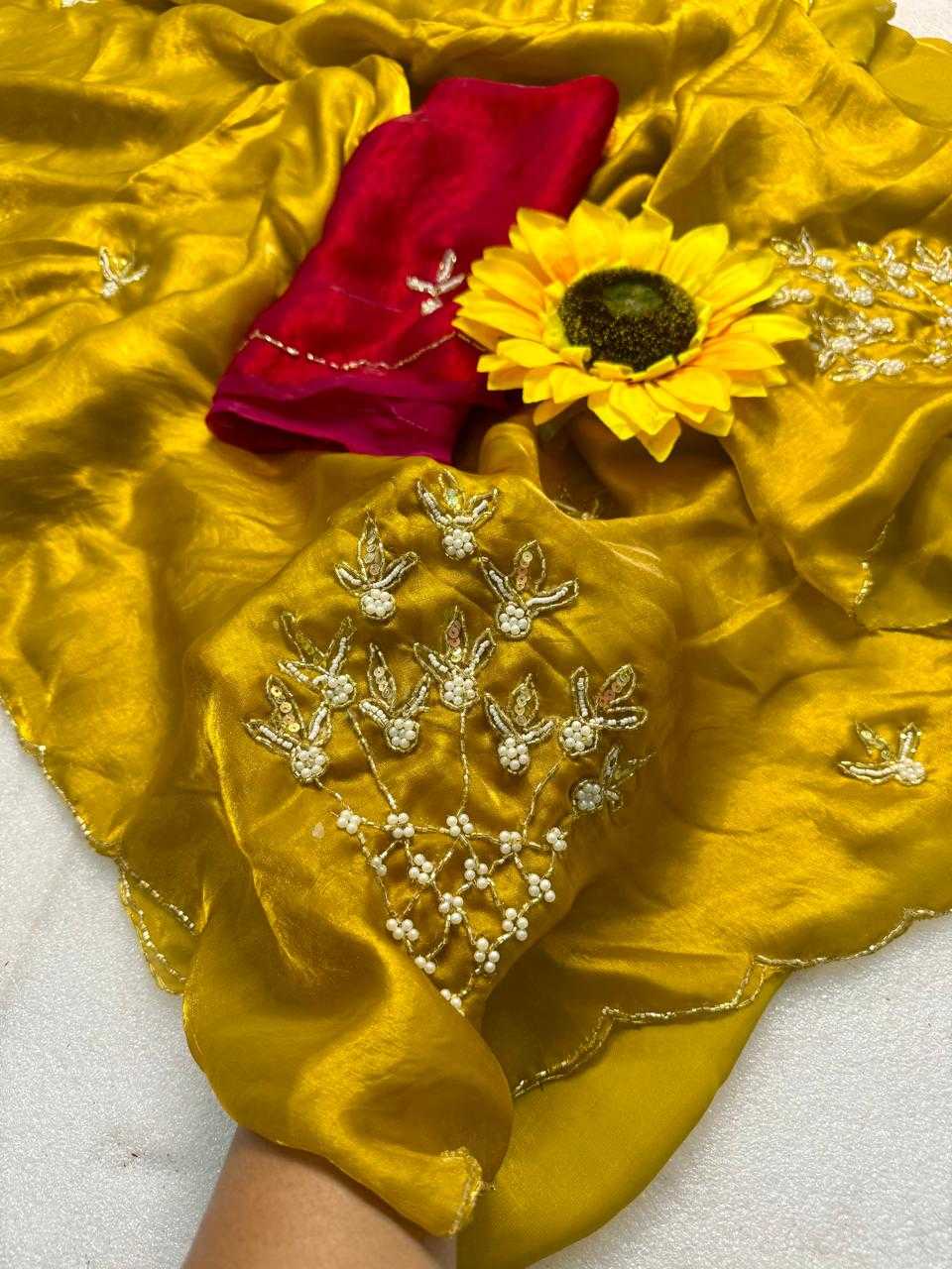 Ynf Fancy KESH576 Zareesha Sarees Wholesale Designer Sarees Hand Work Sarees Traditional Sarees Manufacturer- Kapda Export