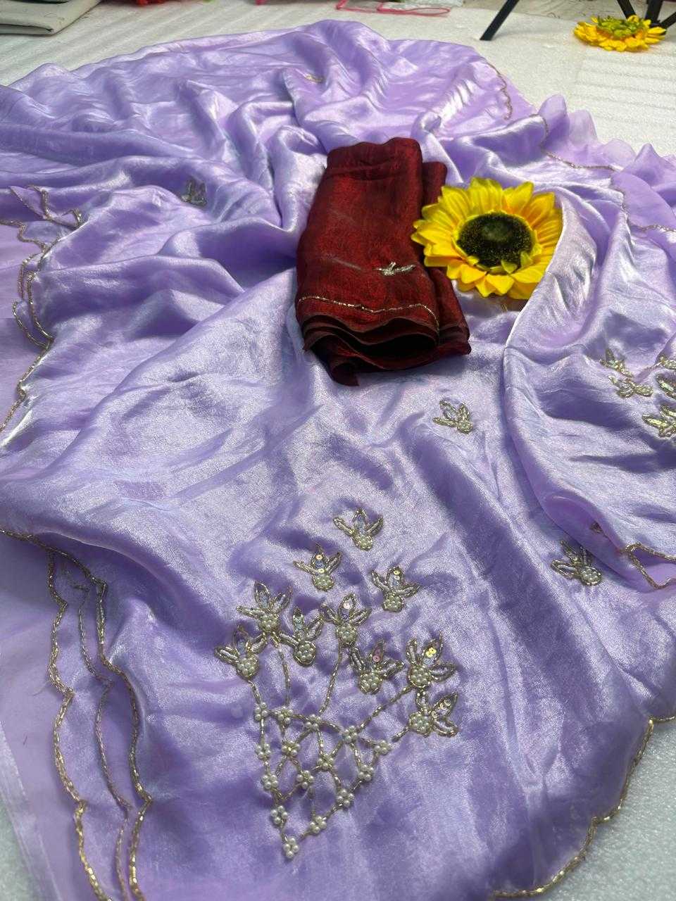 Ynf Fancy KESH576 Zareesha Sarees Wholesale Designer Sarees Hand Work Sarees Traditional Sarees Manufacturer- Kapda Export