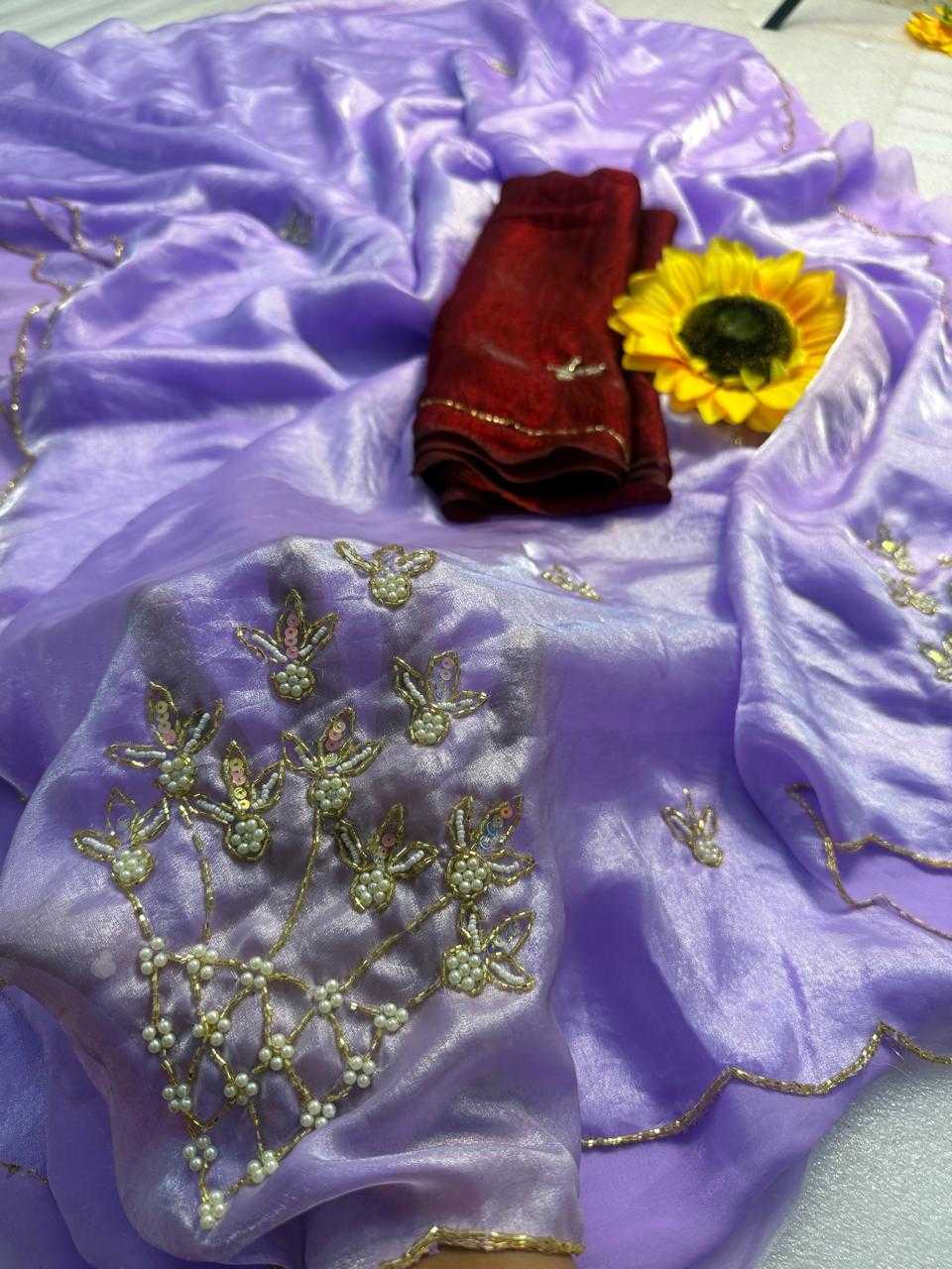 Ynf Fancy KESH576 Zareesha Sarees Wholesale Designer Sarees Hand Work Sarees Traditional Sarees Manufacturer- Kapda Export