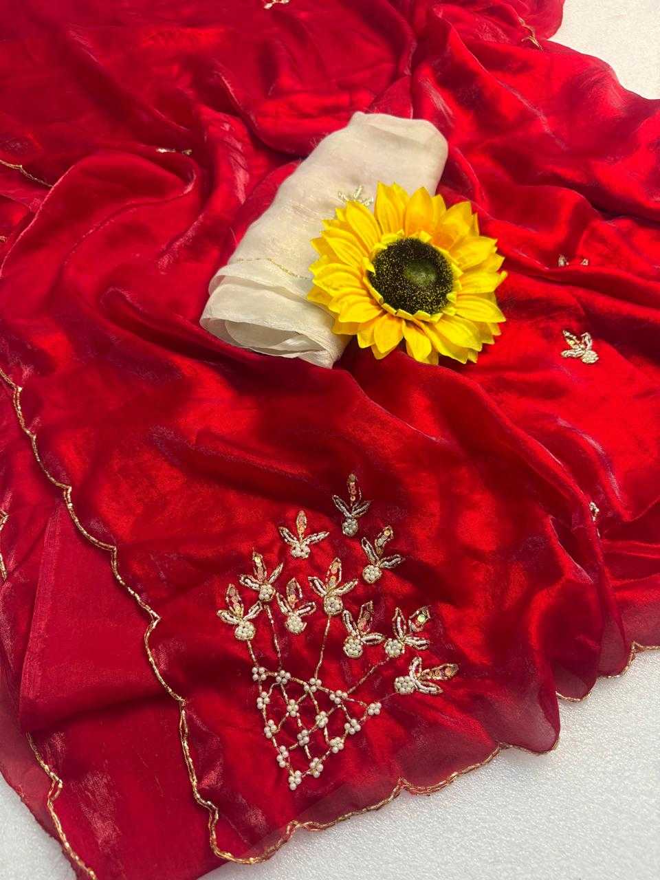 Ynf Fancy KESH576 Zareesha Sarees Wholesale Designer Sarees Hand Work Sarees Traditional Sarees Manufacturer- Kapda Export