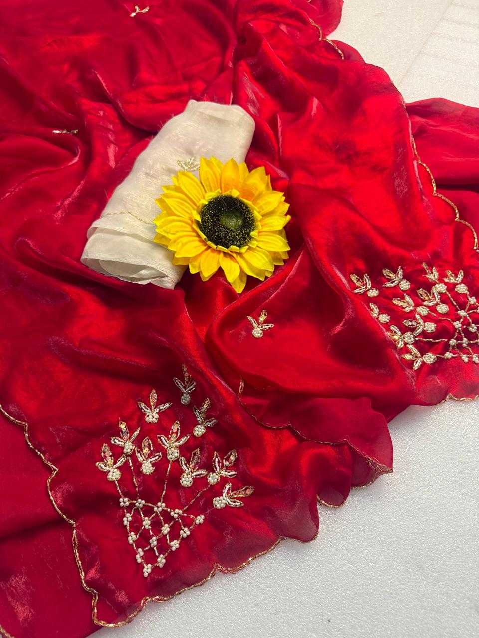 Ynf Fancy KESH576 Zareesha Sarees Wholesale Designer Sarees Hand Work Sarees Traditional Sarees Manufacturer- Kapda Export