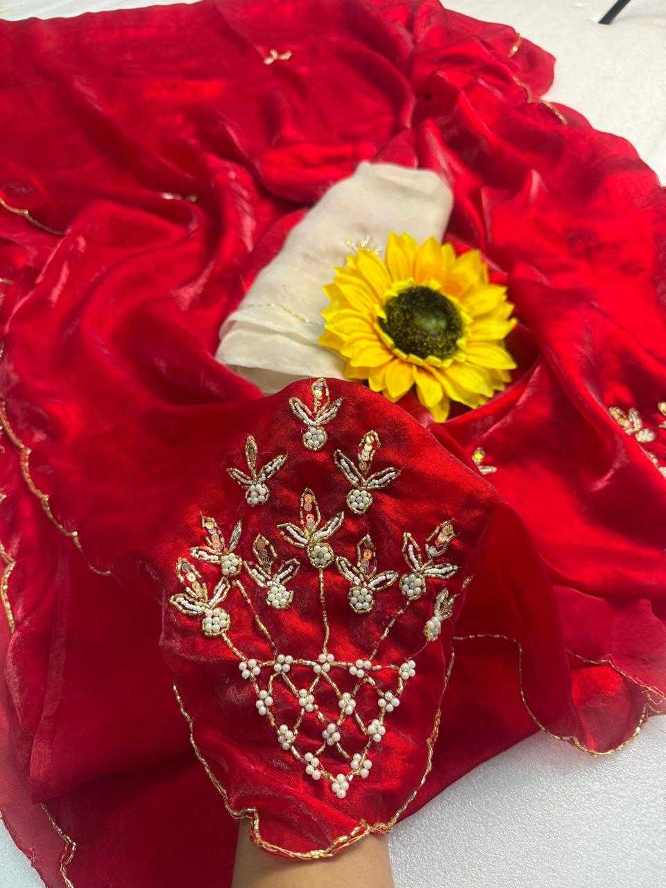 Ynf Fancy KESH576 Zareesha Sarees Wholesale Designer Sarees Hand Work Sarees Traditional Sarees Manufacturer- Kapda Export