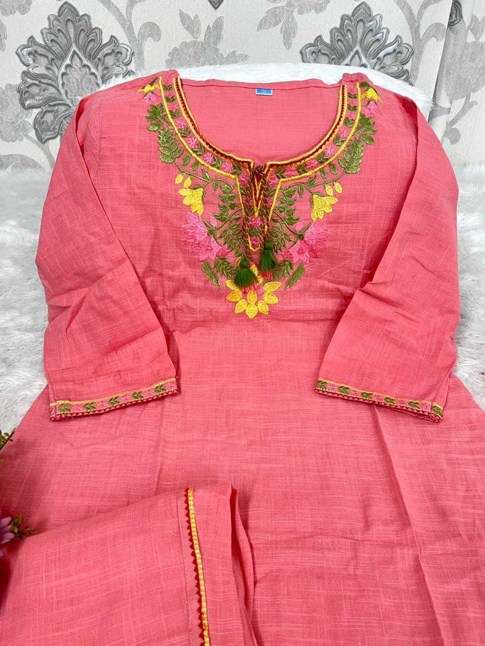 Ynf Fancy KESH594 Bhaavya Kurti Plus Size Collections Wholesale Designer Kurtis Cotton Kurtis Embroidered Kurtis Manufacturer- Kapda Export