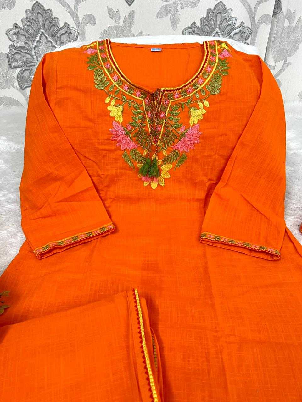 Ynf Fancy KESH594 Bhaavya Kurti Plus Size Collections Wholesale Designer Kurtis Cotton Kurtis Embroidered Kurtis Manufacturer- Kapda Export