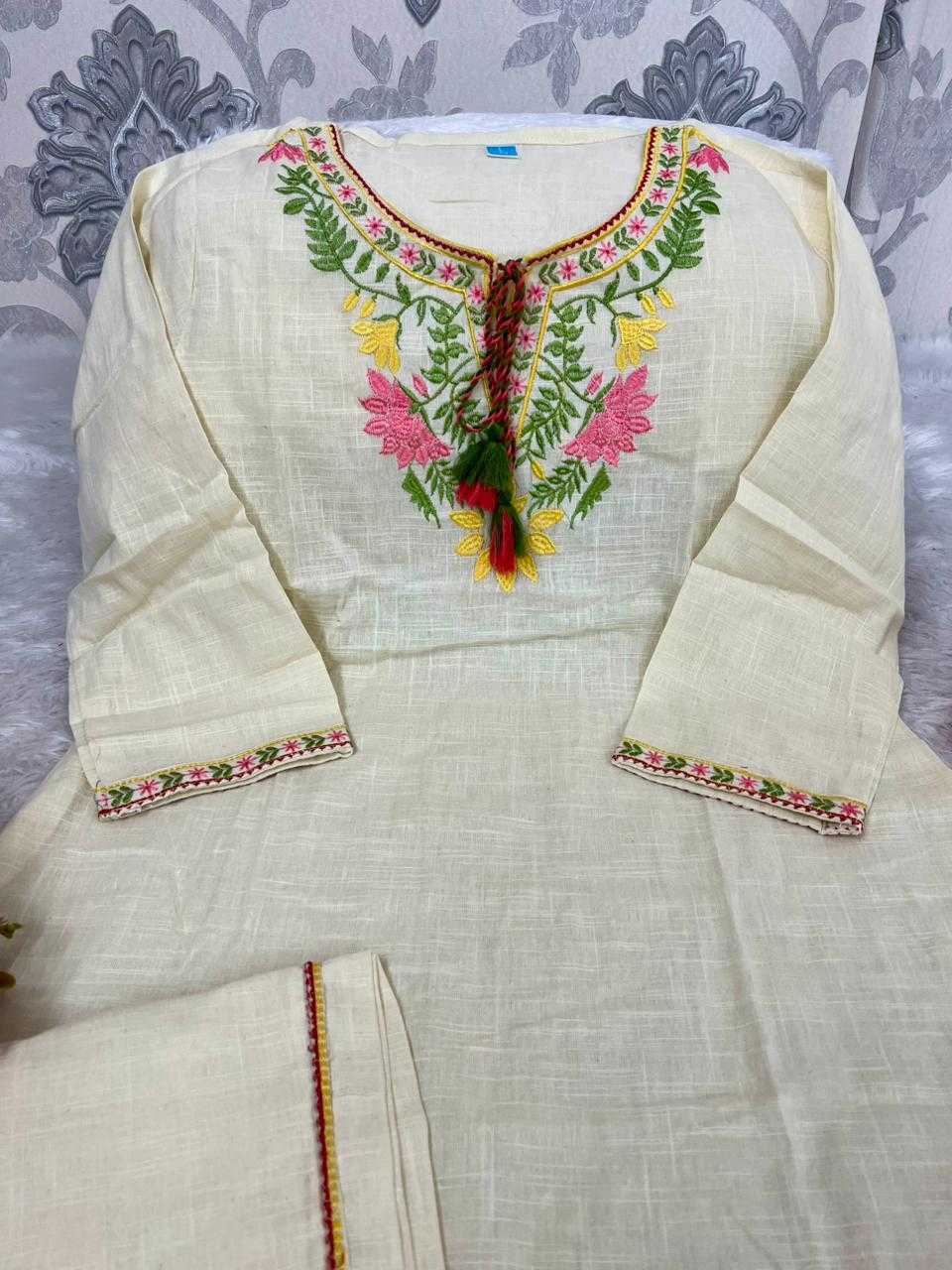 Ynf Fancy KESH594 Bhaavya Kurti Plus Size Collections Wholesale Designer Kurtis Cotton Kurtis Embroidered Kurtis Manufacturer- Kapda Export