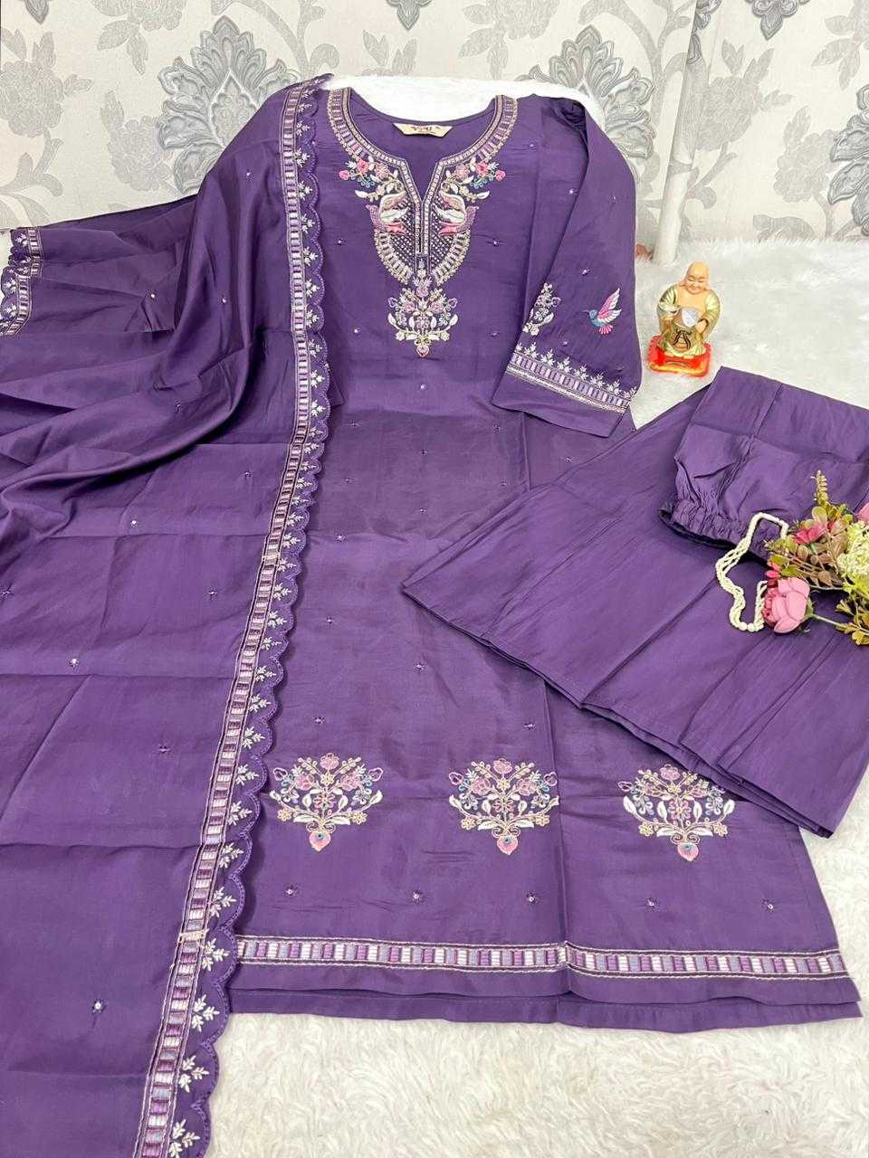 Ynf Fancy KESH594 Laavya Kurti Plus Size Collections Wholesale Embroidered Kurtis Handloom Kurtis Kurti With Palazzo Manufacturer- Kapda Export