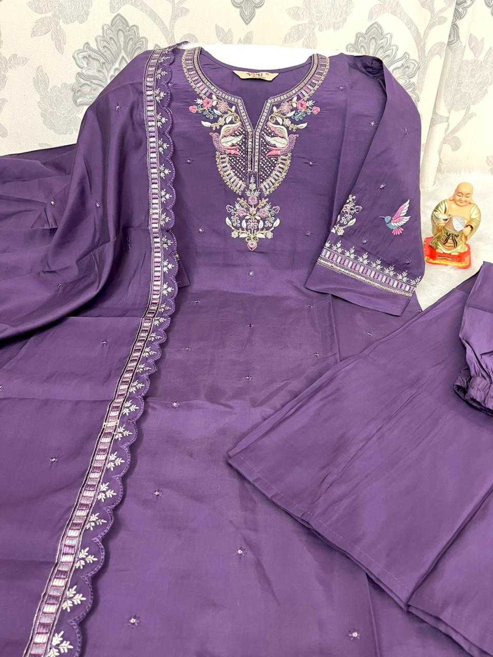 Ynf Fancy KESH594 Laavya Kurti Plus Size Collections Wholesale Embroidered Kurtis Handloom Kurtis Kurti With Palazzo Manufacturer- Kapda Export