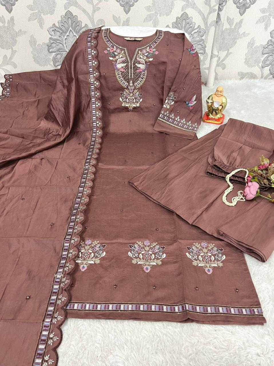 Ynf Fancy KESH594 Laavya Kurti Plus Size Collections Wholesale Embroidered Kurtis Handloom Kurtis Kurti With Palazzo Manufacturer- Kapda Export