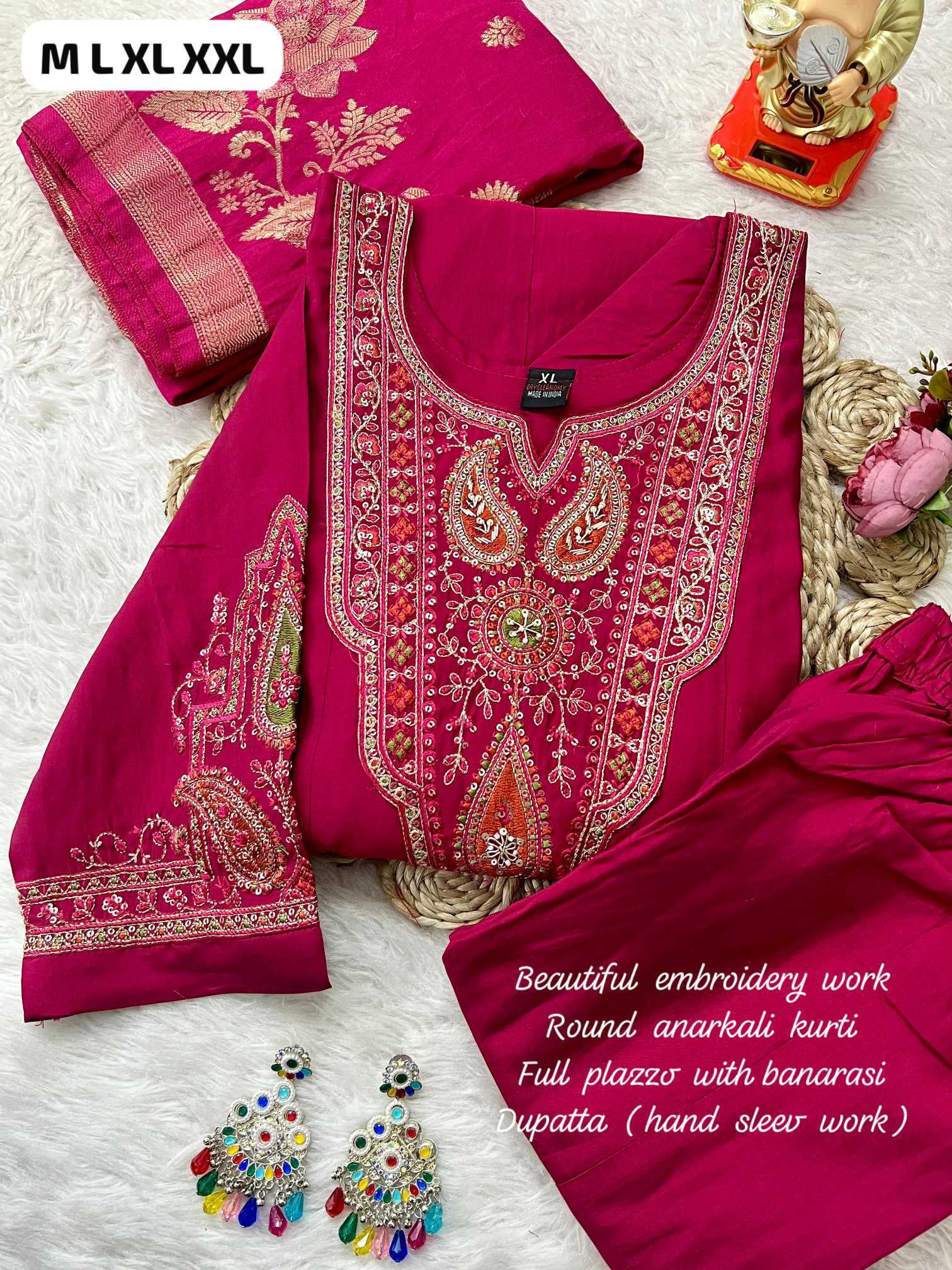 Ynf Fancy KESH594 Lubna Kurti Wholesale Festive Kurtis Anarkali Kurtis Embroidered Kurtis Manufacturer- Kapda Export