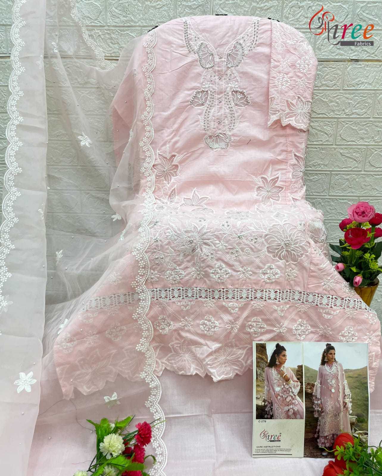 Ynf Fancy KESH677 shree fabrics C-176 Suits & Dresses Wholesale Embroidery Suits Wedding Suits Designer Suits Manufacturer- Kapda Export