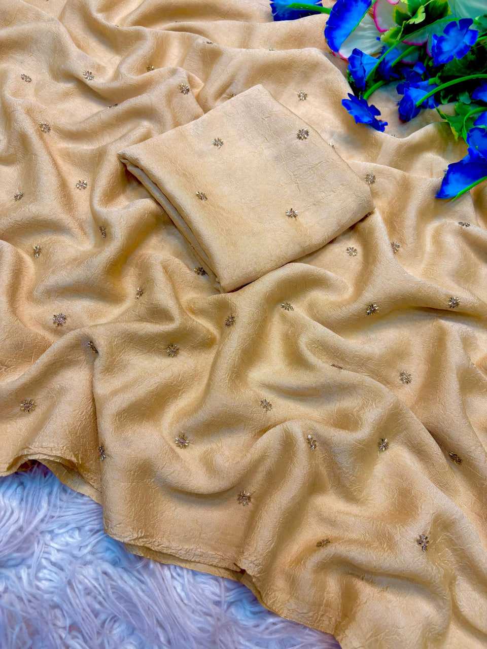 Ynf Fancy KESH713 121 Sarees Festive Collections Wholesale Party Wear Sarees Hand Work Sarees Festive Sarees Manufacturer- Kapda Export