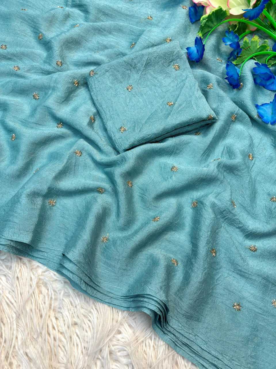 Ynf Fancy KESH713 121 Sarees Festive Collections Wholesale Party Wear Sarees Hand Work Sarees Festive Sarees Manufacturer- Kapda Export