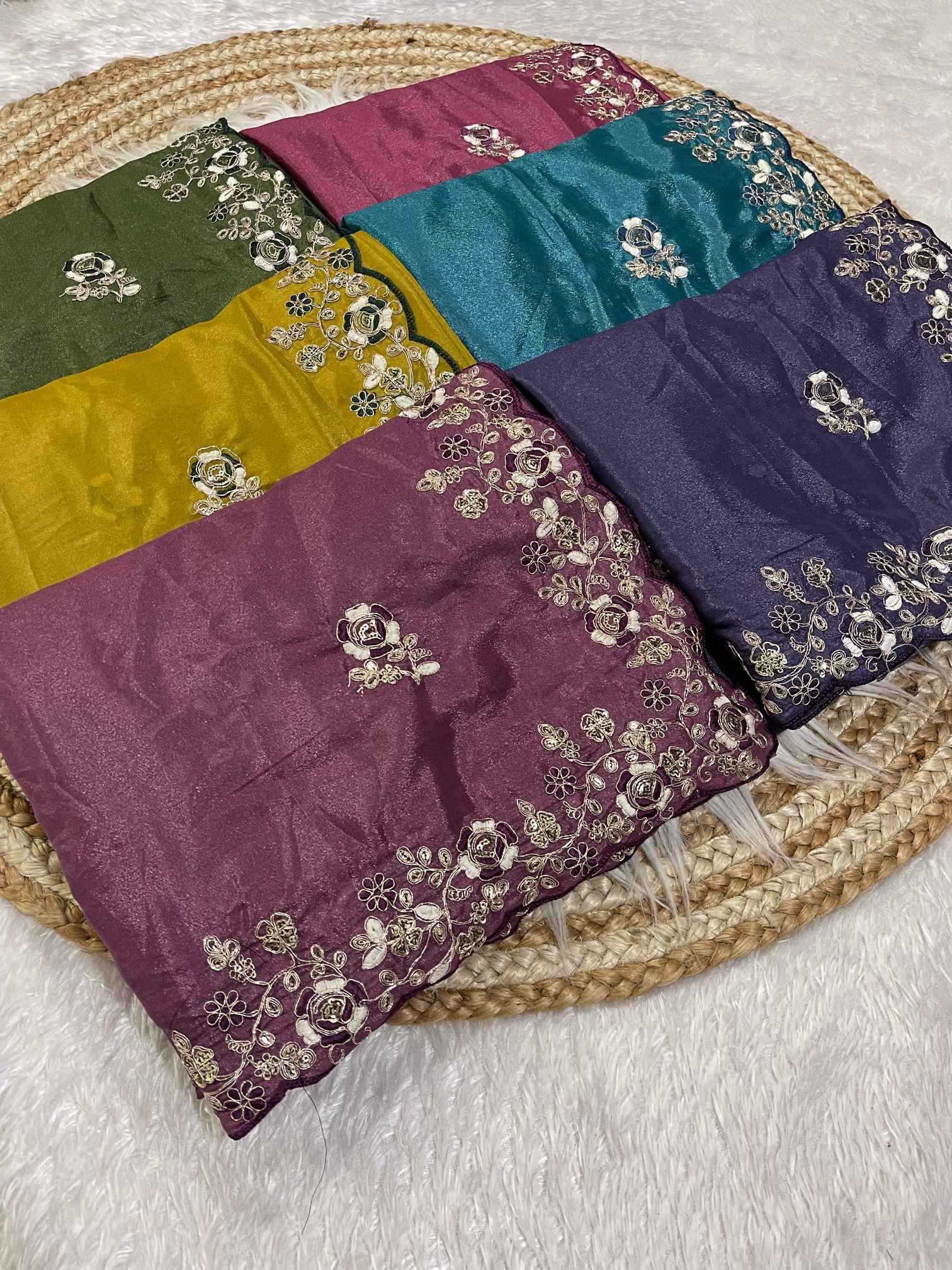 Ynf Fancy KESH725 Aakritiyaa Sarees Wholesale Designer Sarees Embroidered Sarees Cutwork Saree Manufacturer- Kapda Export