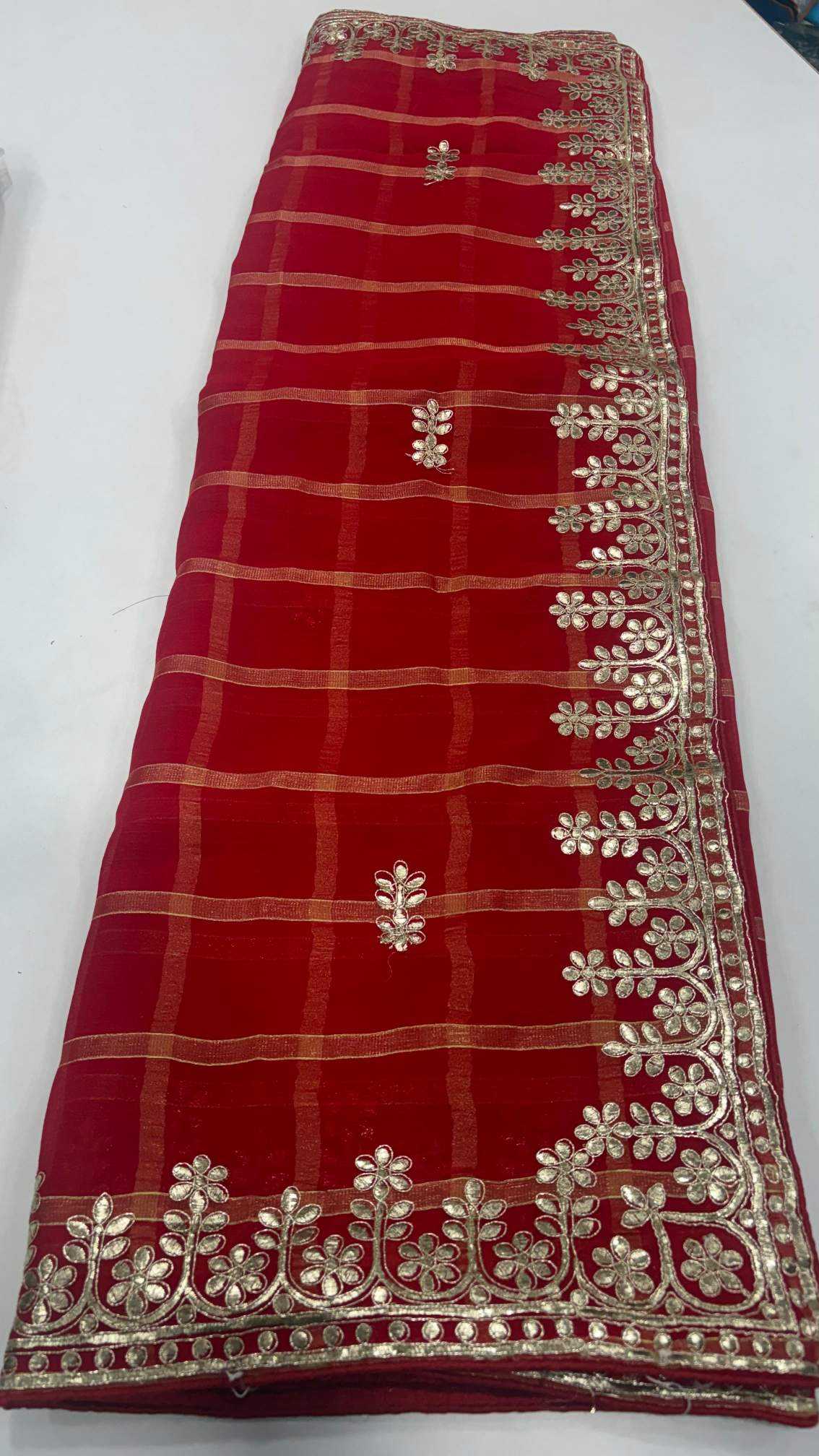 Ynf Fancy RIN102 Vedika Sarees Wholesale Designer Sarees Gota Patti Sarees Zari Sarees Manufacturer- Kapda Export