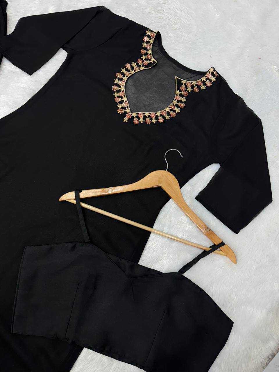 Ynf Faux Georgette KESH531 1069 Suits & Dresses Wholesale Palazzo Suit Georgette Suit Designer Suits Manufacturer- Kapda Export