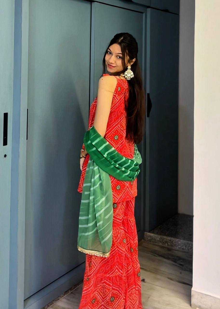 Ynf Faux Georgette KESH531 1072 Suits & Dresses Wholesale Sharara Salwar Suits Printed Suits Georgette Suit Manufacturer- Kapda Export