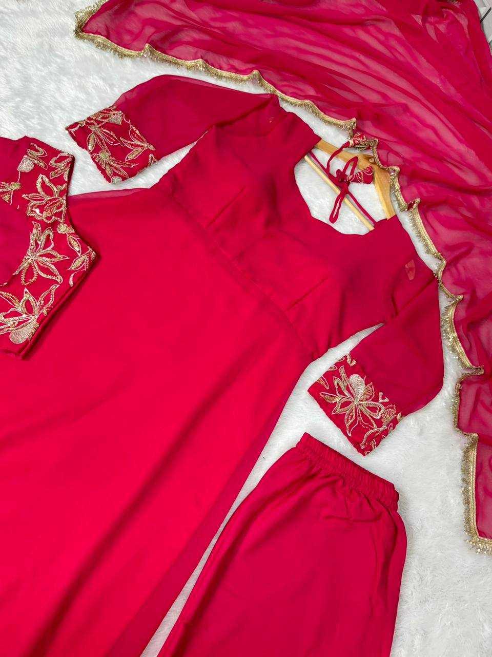 Ynf Faux Georgette KESH531 1075 Gowns Wholesale Fancy Gowns Anarkali Gown Embroidered Gown Manufacturer- Kapda Export