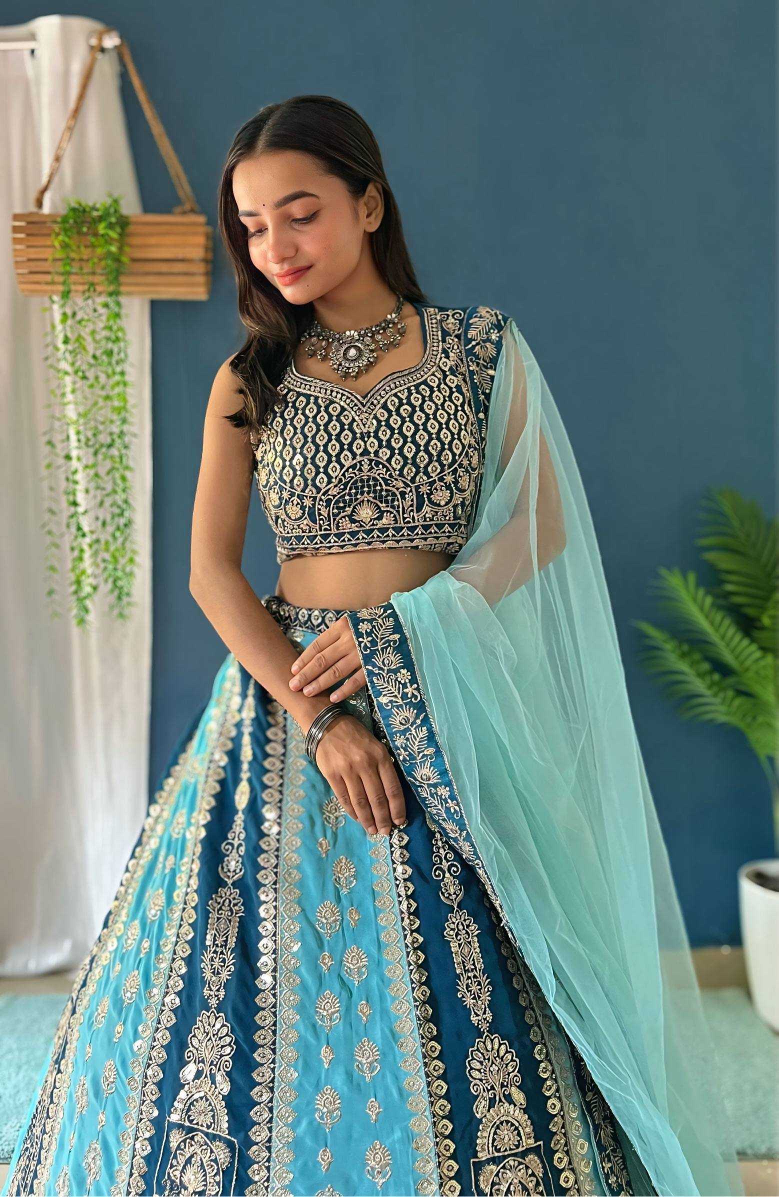 Ynf Faux Georgette KESH533 9238 Lehengas Wholesale Designer Lehenga Wedding Lehenga Embroidered Lehenga Manufacturer- Kapda Export