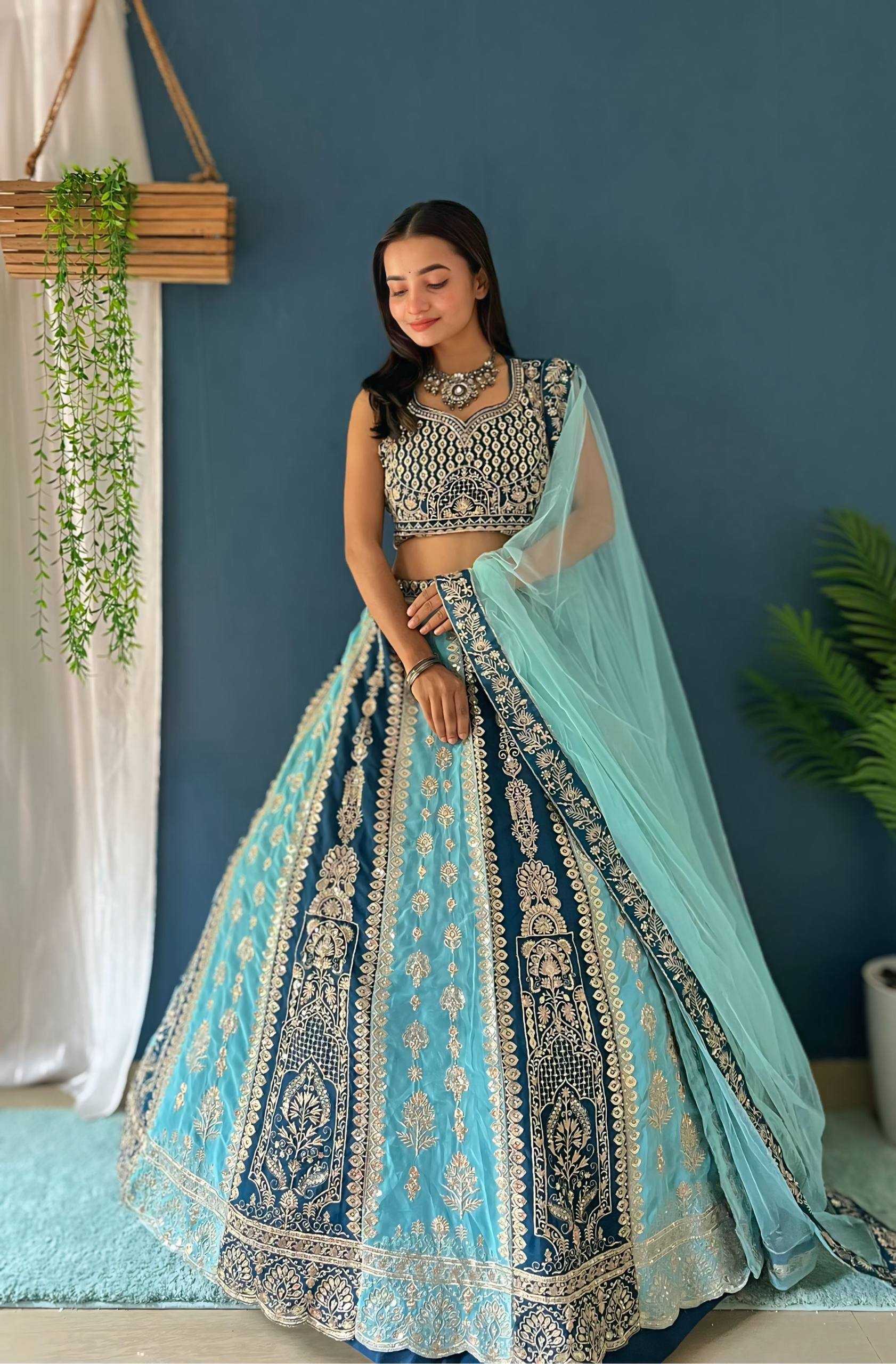 Ynf Faux Georgette KESH533 9238 Lehengas Wholesale Designer Lehenga Wedding Lehenga Embroidered Lehenga Manufacturer- Kapda Export