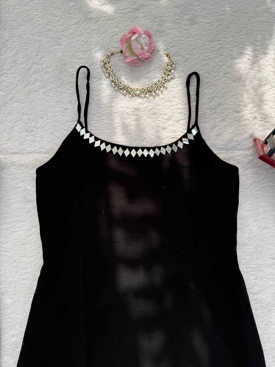 Ynf Faux Georgette RIN133 1582 Western Wears Wholesale Co-ord Set Tops Bottom Wear Manufacturer- Kapda Export