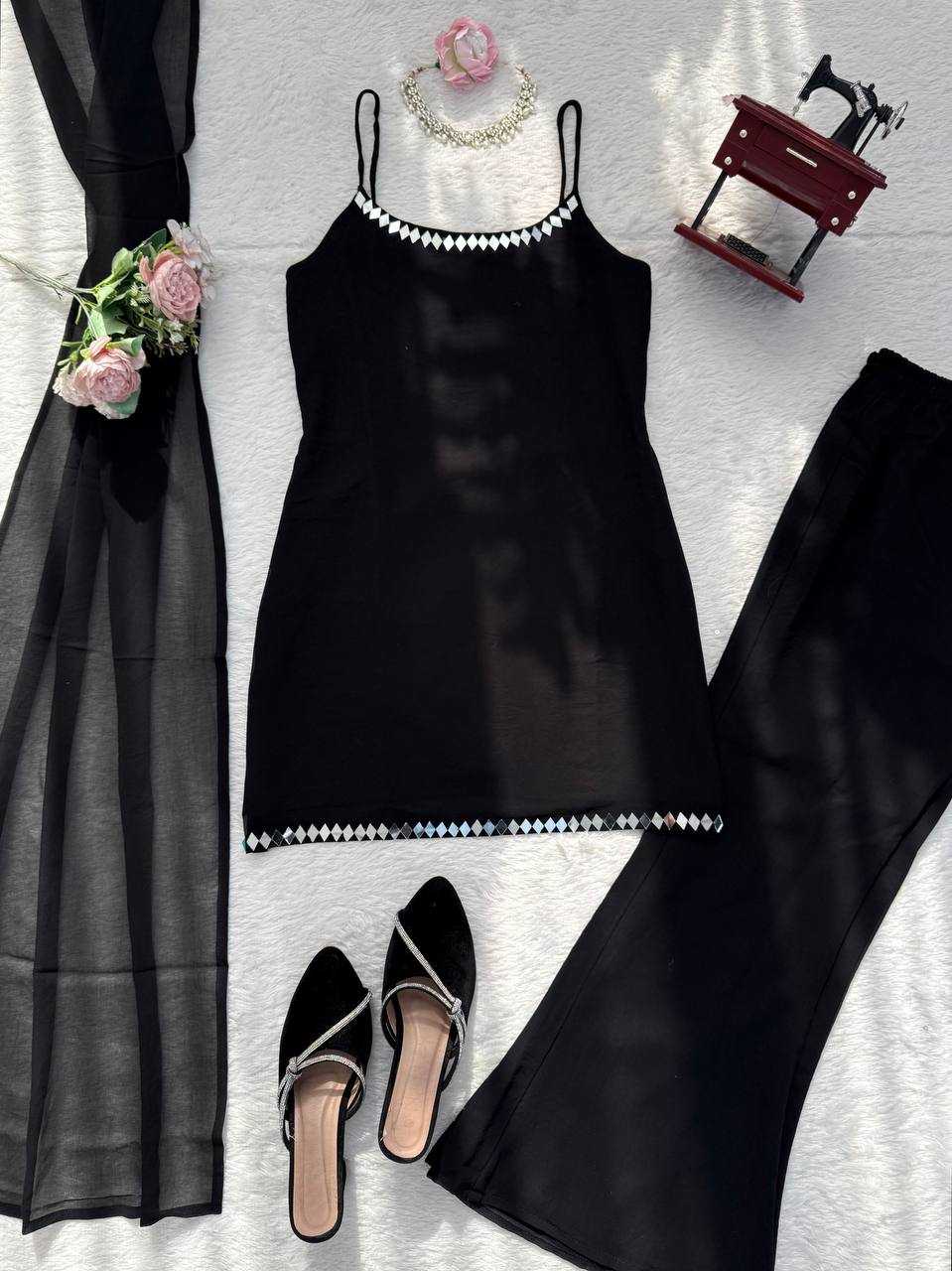 Ynf Faux Georgette RIN133 1582 Western Wears Wholesale Co-ord Set Tops Bottom Wear Manufacturer- Kapda Export