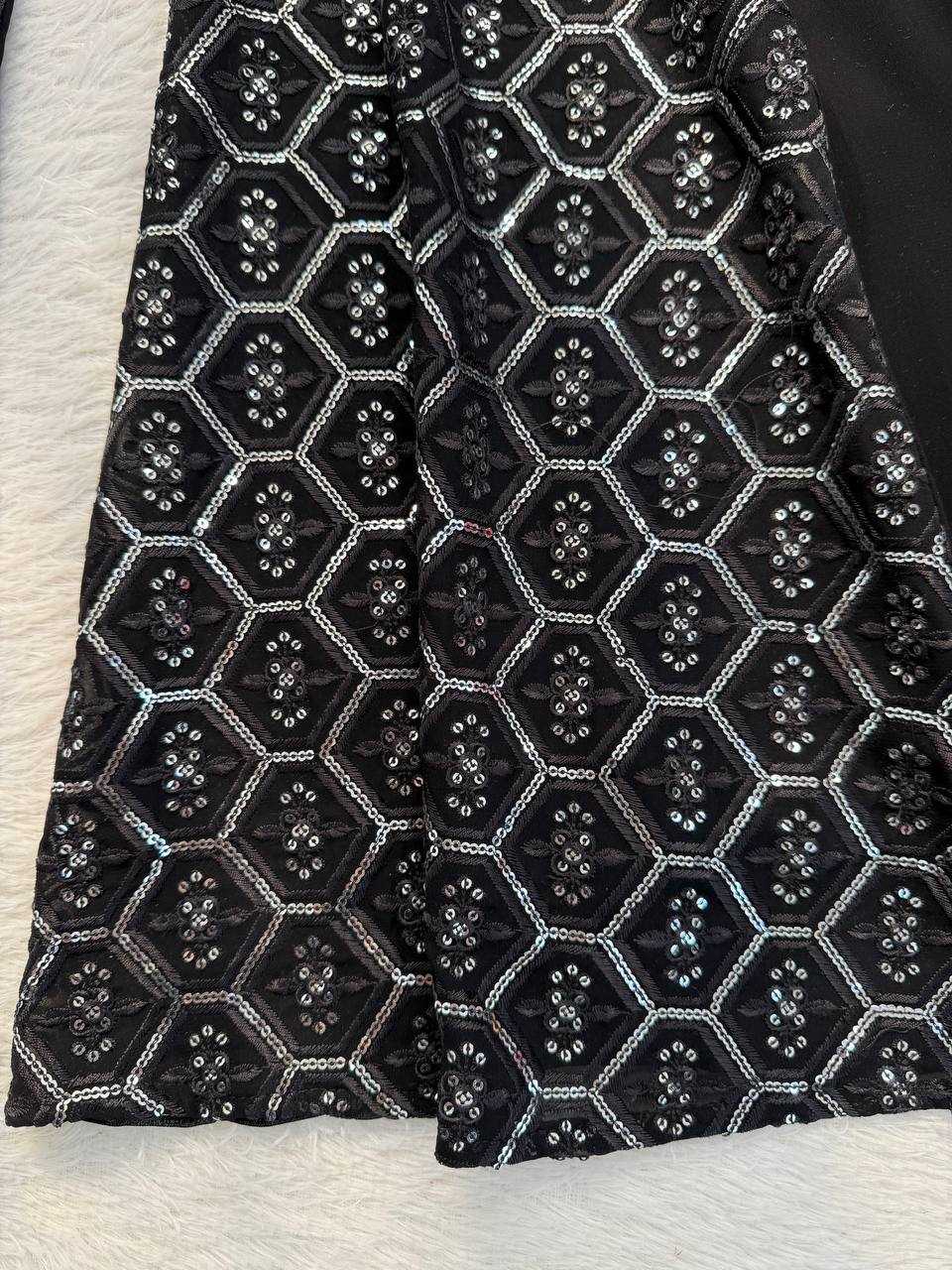 Ynf Faux Georgette RIN162 5894 Suits & Dresses Wholesale Sharara Salwar Suits Party wear suits Designer Suits Manufacturer- Kapda Export