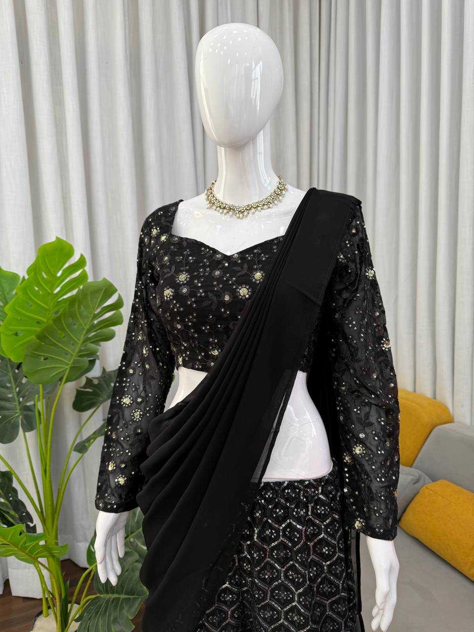 Ynf Faux Georgette RIN162 5894 Suits & Dresses Wholesale Sharara Salwar Suits Party wear suits Designer Suits Manufacturer- Kapda Export