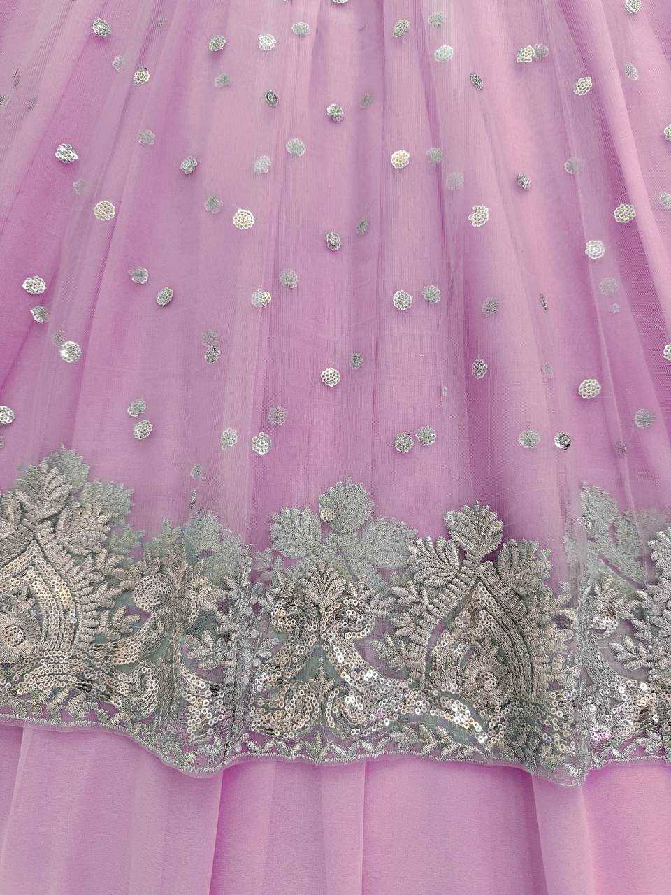 Ynf Faux Georgette RIN162 5976 Gowns Wholesale Embroidery Gowns Designer Gowns Sequin Gowns Manufacturer- Kapda Export