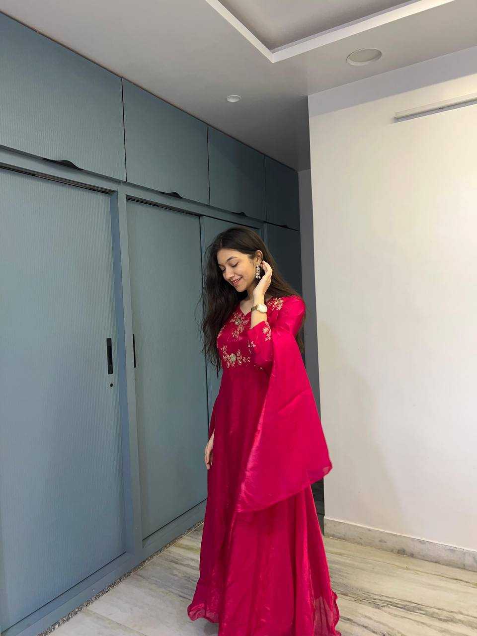 Ynf FENDY KESH531 1070 Gowns Wholesale Embroidery Gowns Anarkali Gown Sequin Gowns Manufacturer- Kapda Export