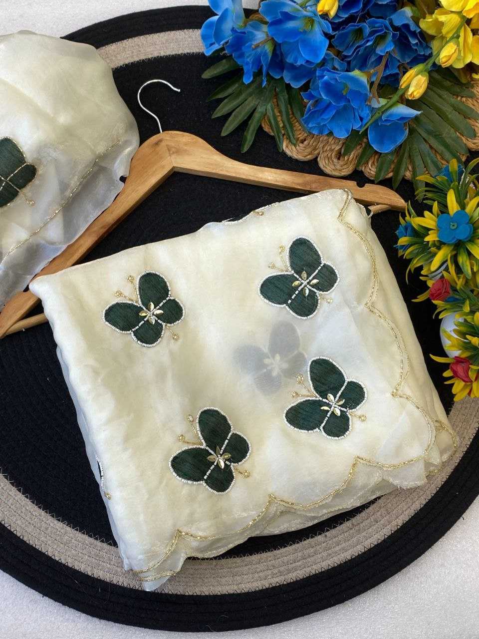 Ynf FENDY KESH554 TAMNNA Sarees Wholesale Hand Work Sarees Butta Sarees Satin Sarees Manufacturer- Kapda Export