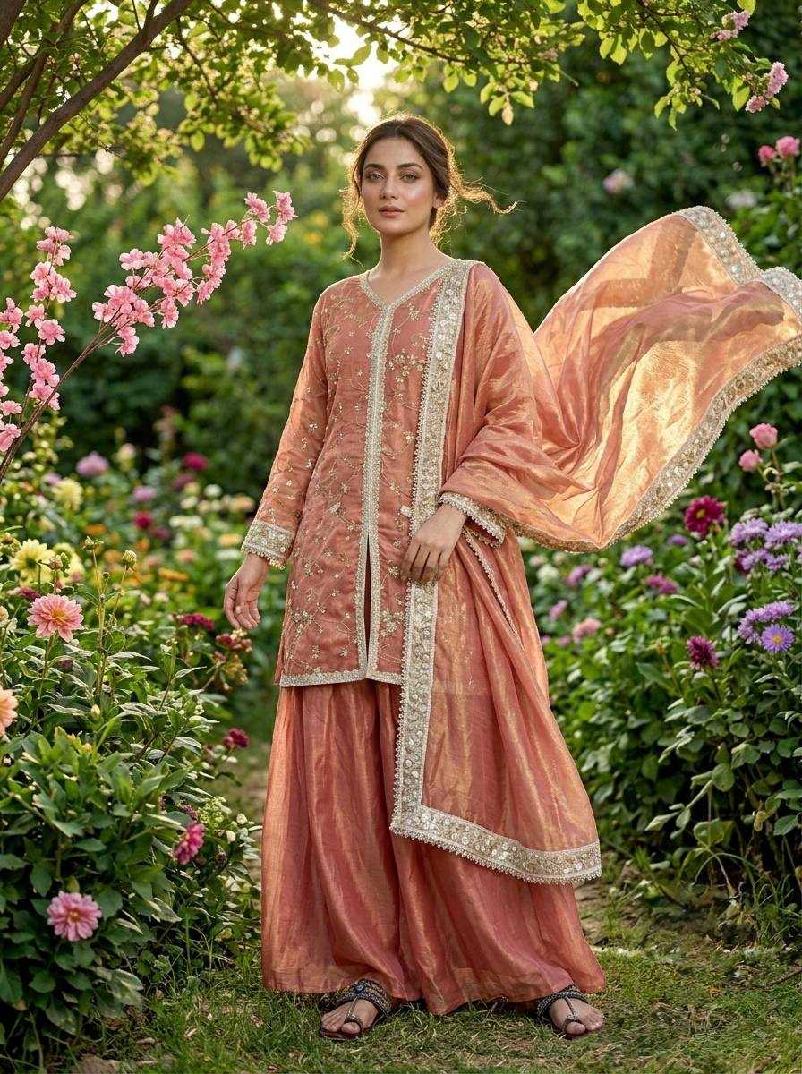 Ynf FENDY KESH614 037 Suits & Dresses Wholesale Palazzo Suit Party wear suits Designer Suits Manufacturer- Kapda Export
