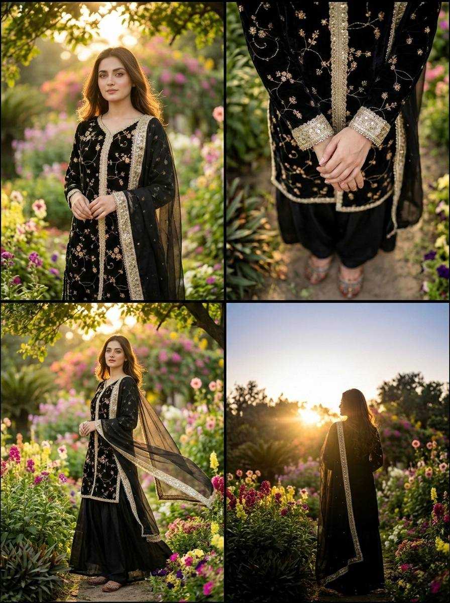Ynf FENDY KESH614 037 Suits & Dresses Wholesale Palazzo Suit Party wear suits Designer Suits Manufacturer- Kapda Export