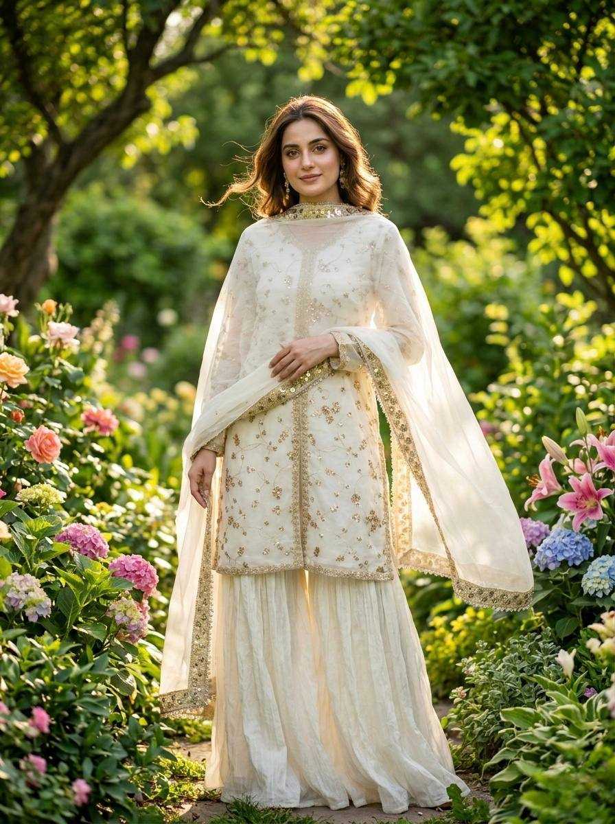 Ynf FENDY KESH614 037 Suits & Dresses Wholesale Palazzo Suit Party wear suits Designer Suits Manufacturer- Kapda Export