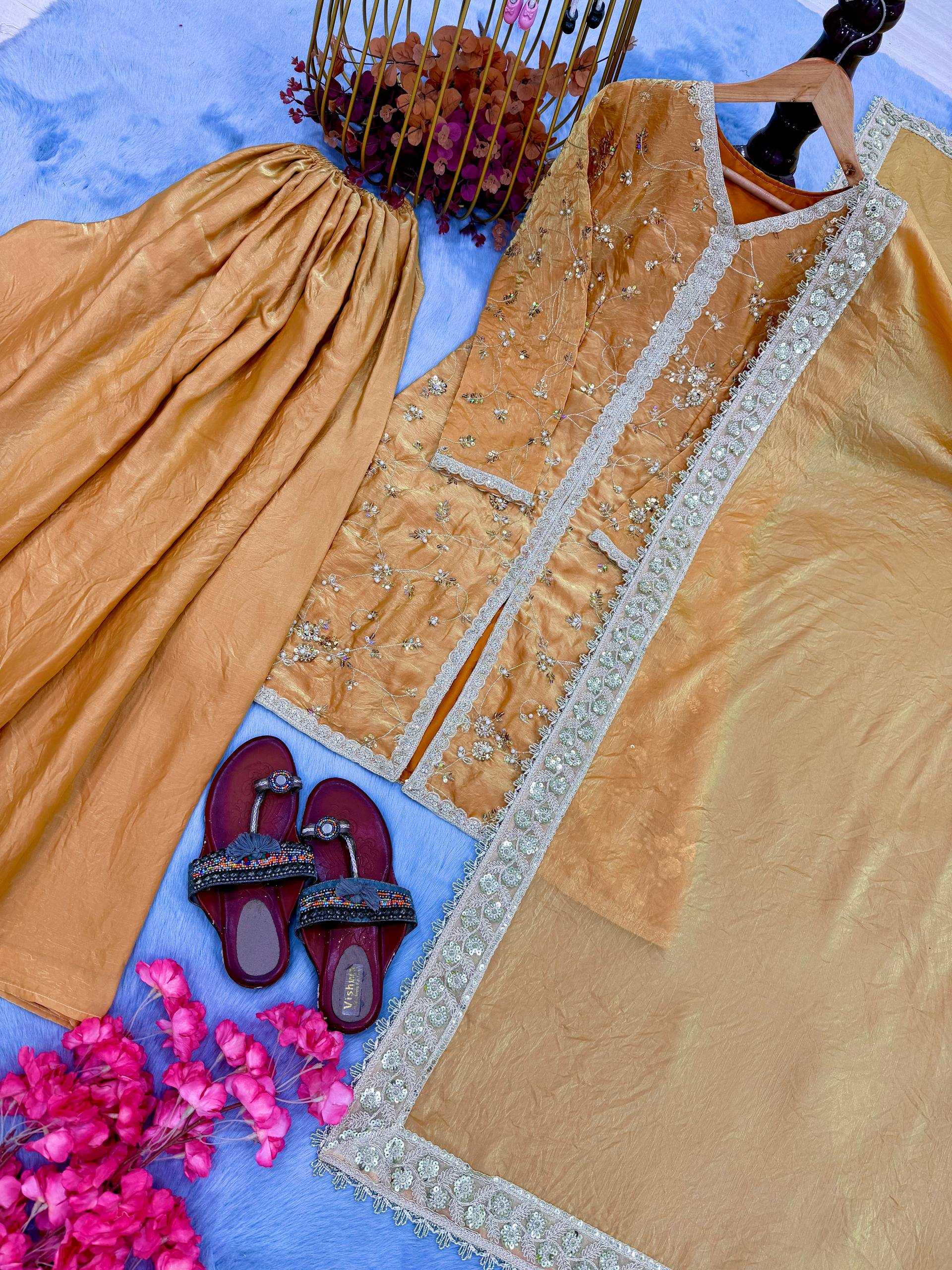 Ynf FENDY KESH614 037 Suits & Dresses Wholesale Palazzo Suit Party wear suits Designer Suits Manufacturer- Kapda Export