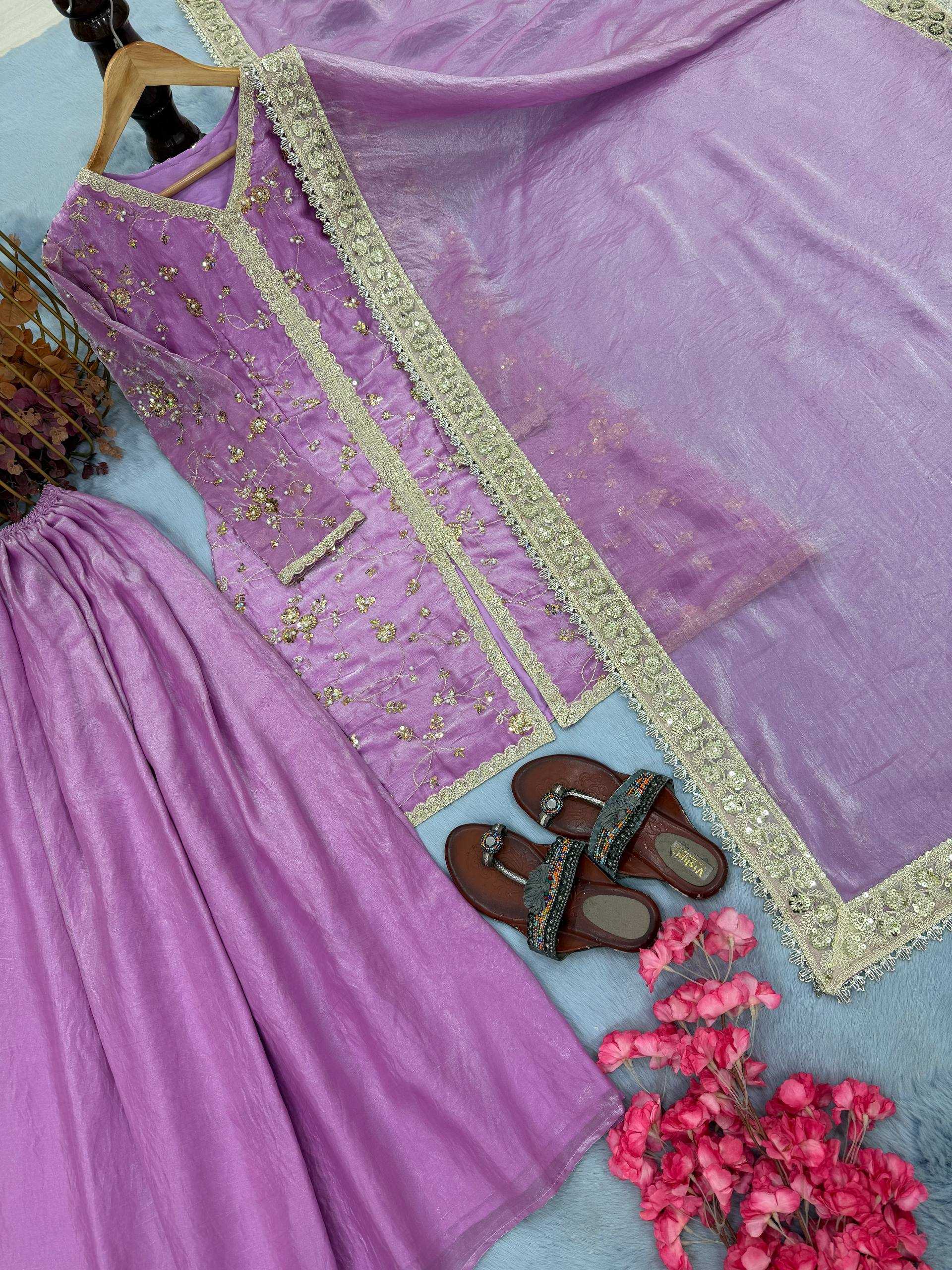 Ynf FENDY KESH614 037 Suits & Dresses Wholesale Palazzo Suit Party wear suits Designer Suits Manufacturer- Kapda Export