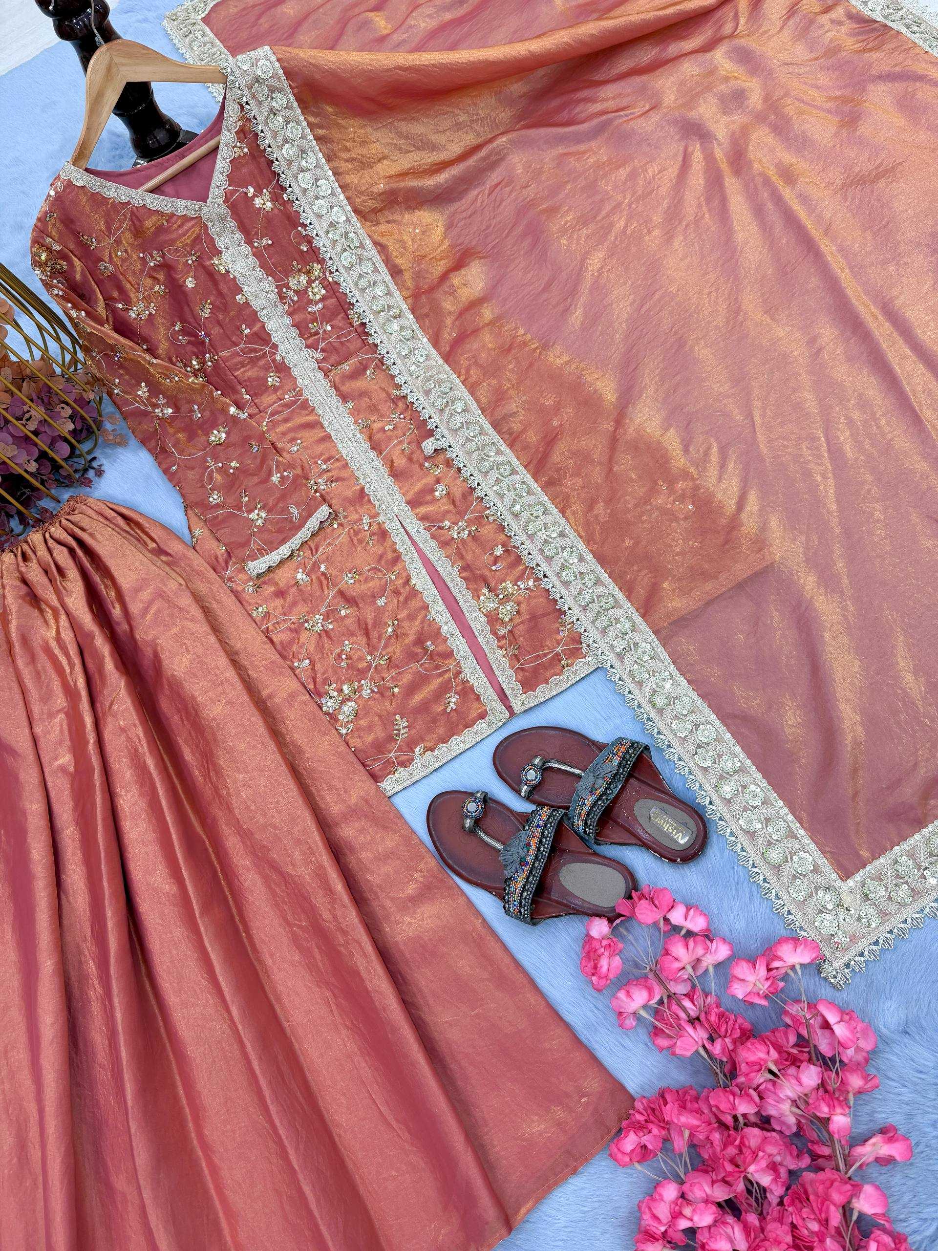 Ynf FENDY KESH614 037 Suits & Dresses Wholesale Palazzo Suit Party wear suits Designer Suits Manufacturer- Kapda Export