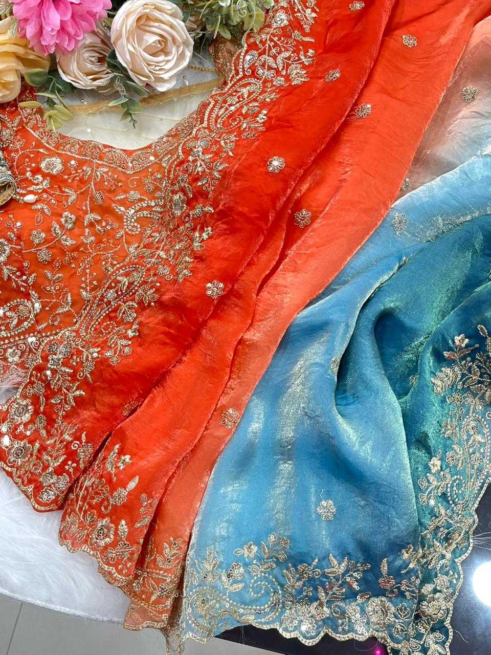 Ynf FENDY KESH651 kavya Sarees Wholesale Sequence Sarees Embroidered Sarees Butta Sarees Manufacturer- Kapda Export