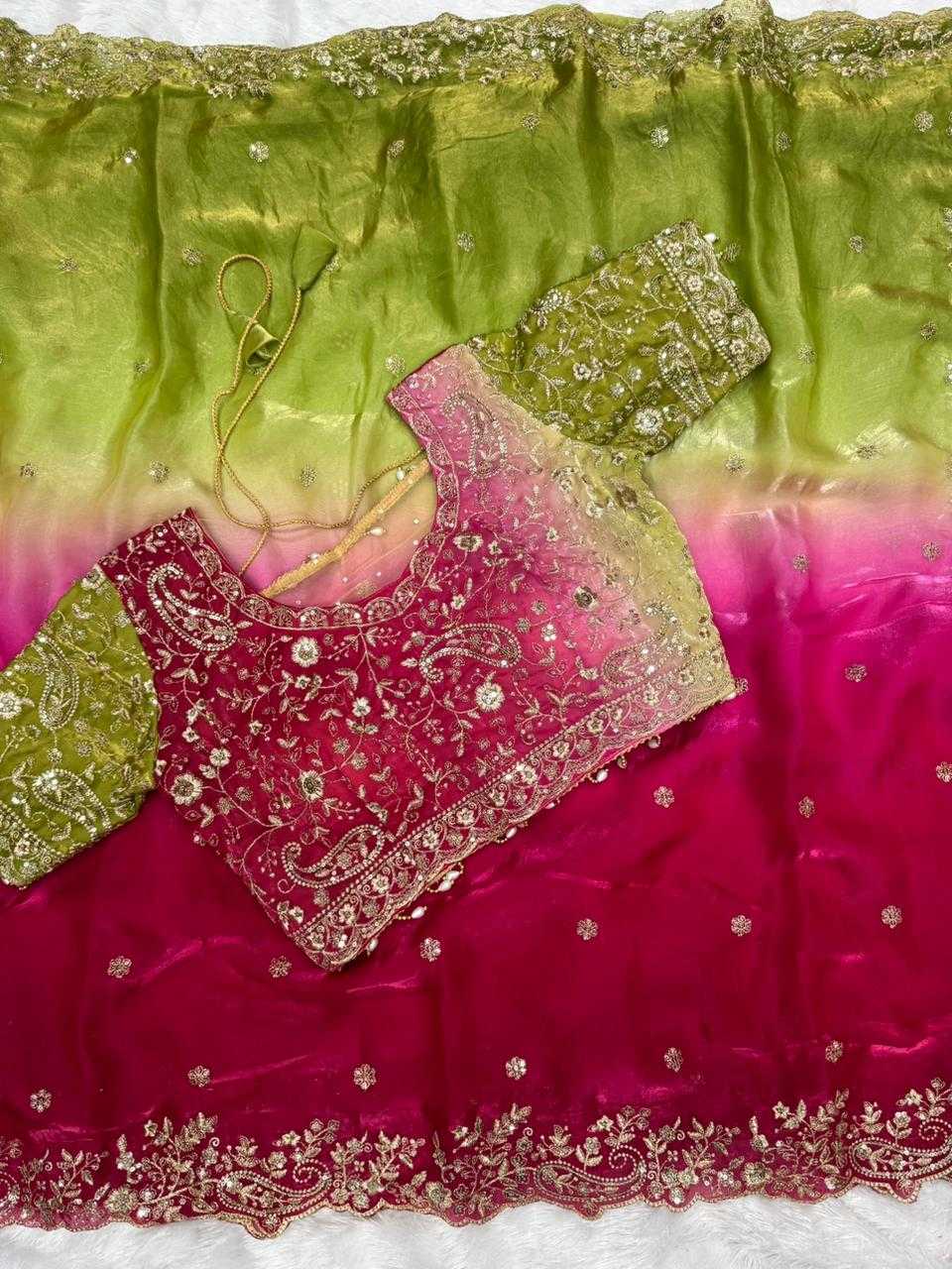 Ynf FENDY KESH651 kavya Sarees Wholesale Sequence Sarees Embroidered Sarees Butta Sarees Manufacturer- Kapda Export