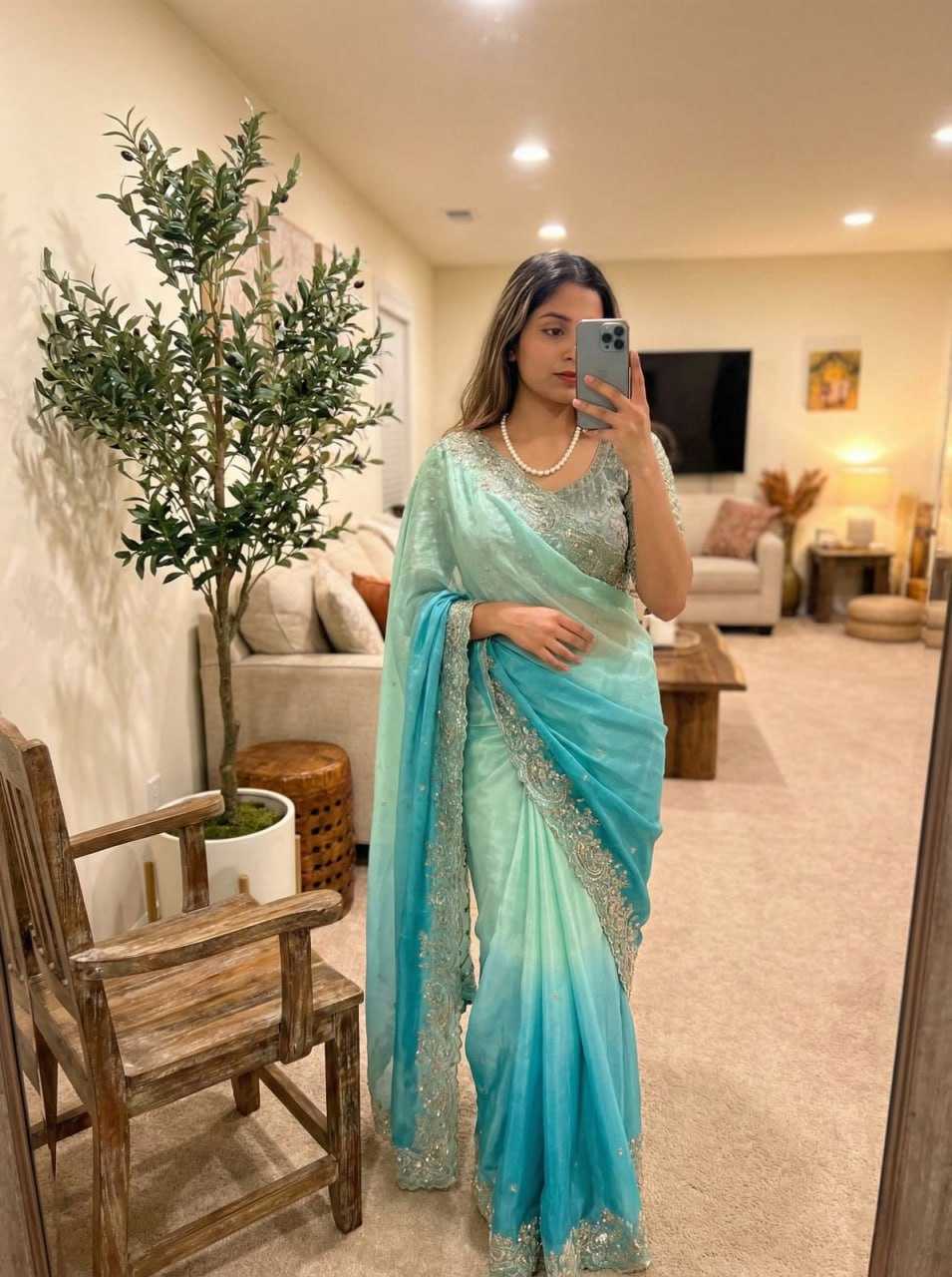 Ynf FENDY KESH651 kavya Sarees Wholesale Sequence Sarees Embroidered Sarees Butta Sarees Manufacturer- Kapda Export