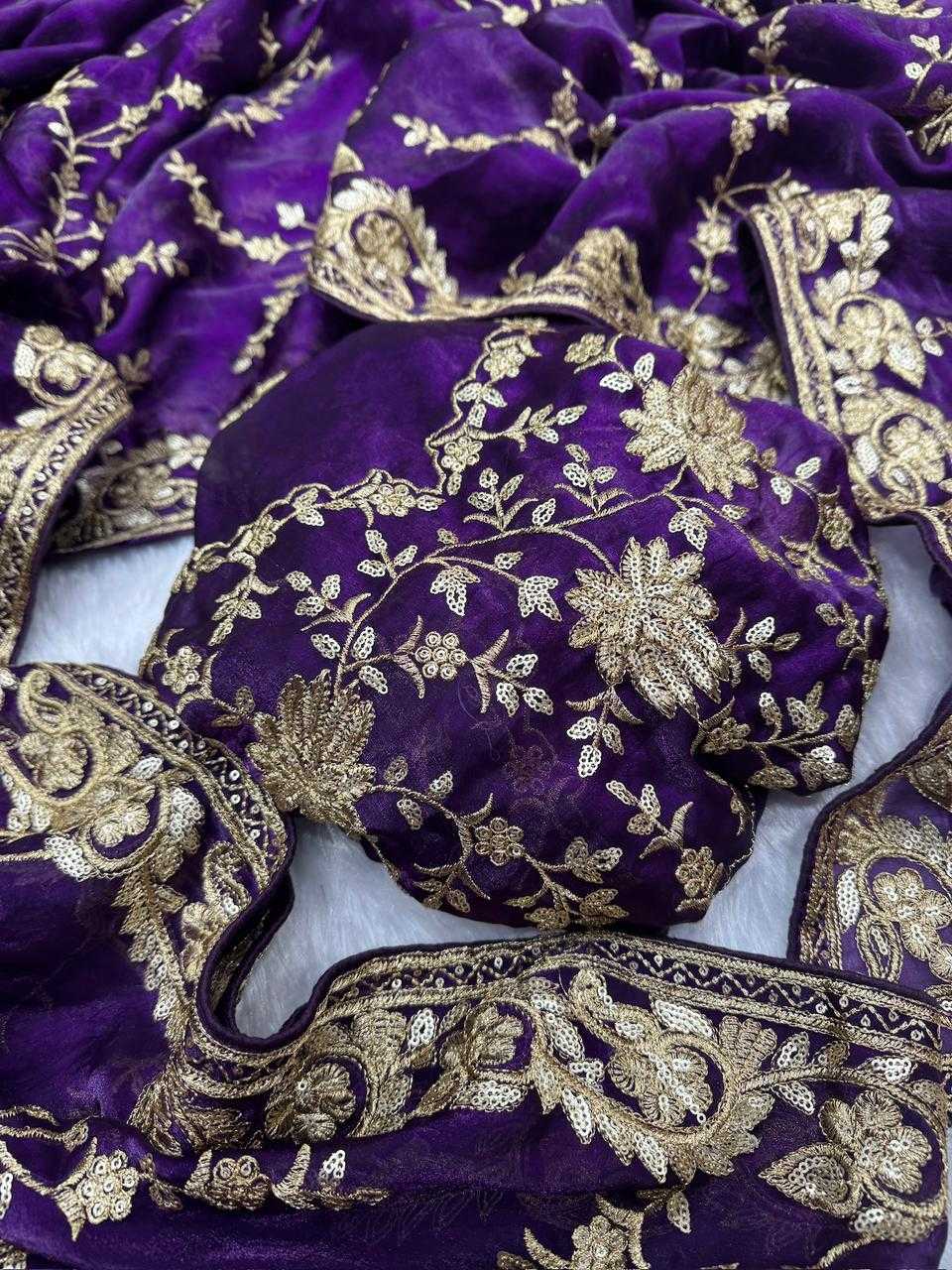 Ynf FENDY KESH651 Maniyar Sarees Wholesale Sequence Sarees Embroidered Sarees Zari Border Sarees Manufacturer- Kapda Export