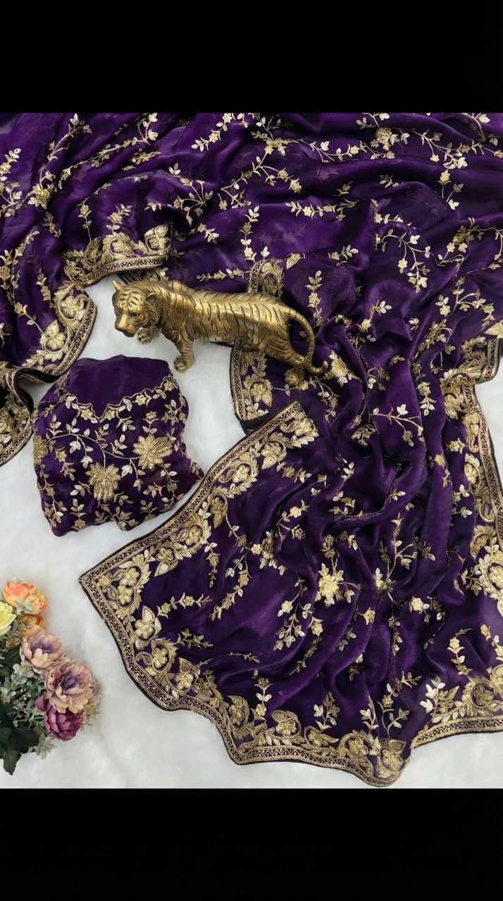 Ynf FENDY KESH651 Maniyar Sarees Wholesale Sequence Sarees Embroidered Sarees Zari Border Sarees Manufacturer- Kapda Export