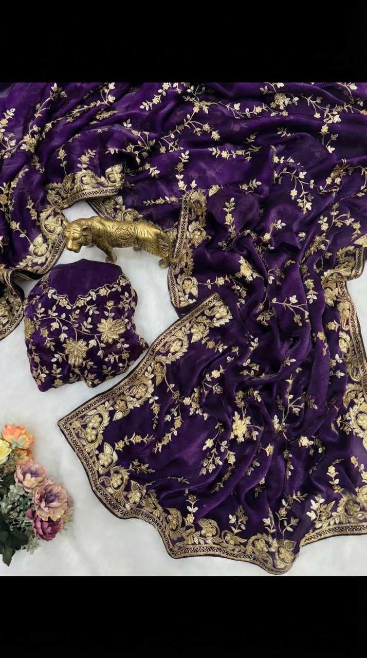 Ynf FENDY KESH651 Maniyar Sarees Wholesale Sequence Sarees Embroidered Sarees Zari Border Sarees Manufacturer- Kapda Export