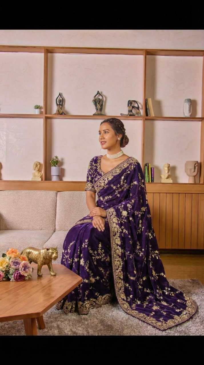 Ynf FENDY KESH651 Maniyar Sarees Wholesale Sequence Sarees Embroidered Sarees Zari Border Sarees Manufacturer- Kapda Export