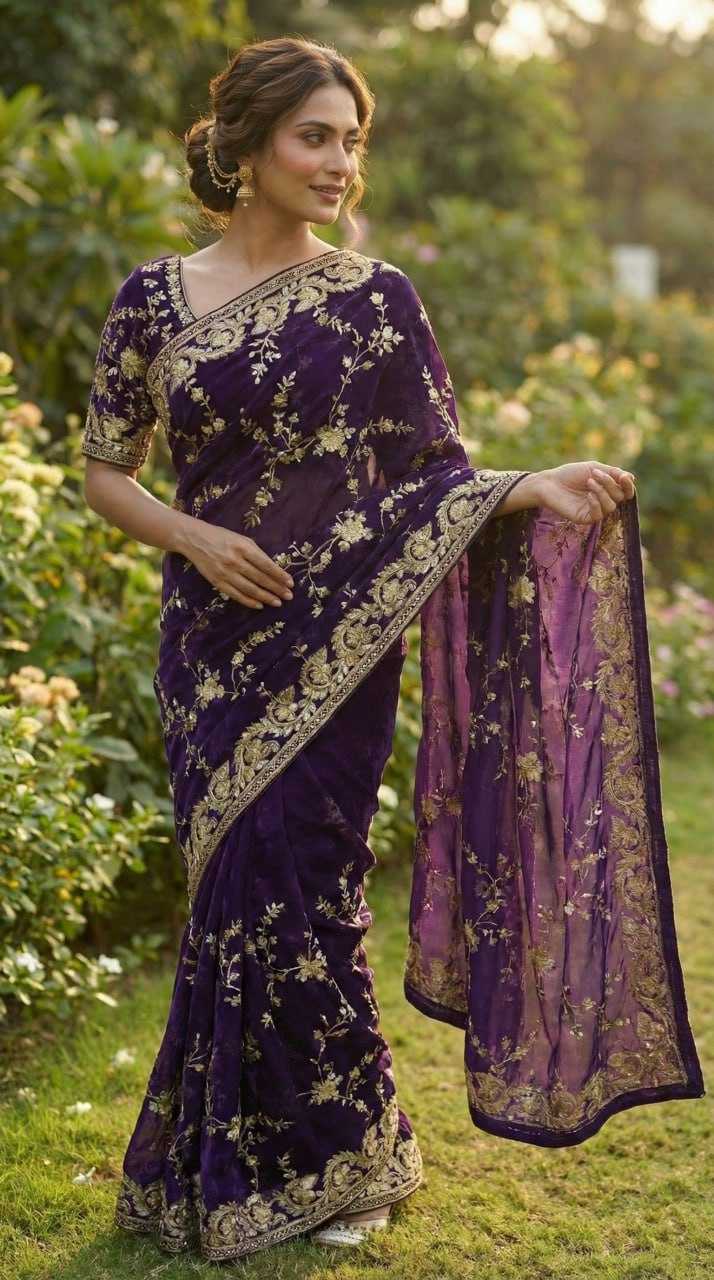 Ynf FENDY KESH651 Maniyar Sarees Wholesale Sequence Sarees Embroidered Sarees Zari Border Sarees Manufacturer- Kapda Export
