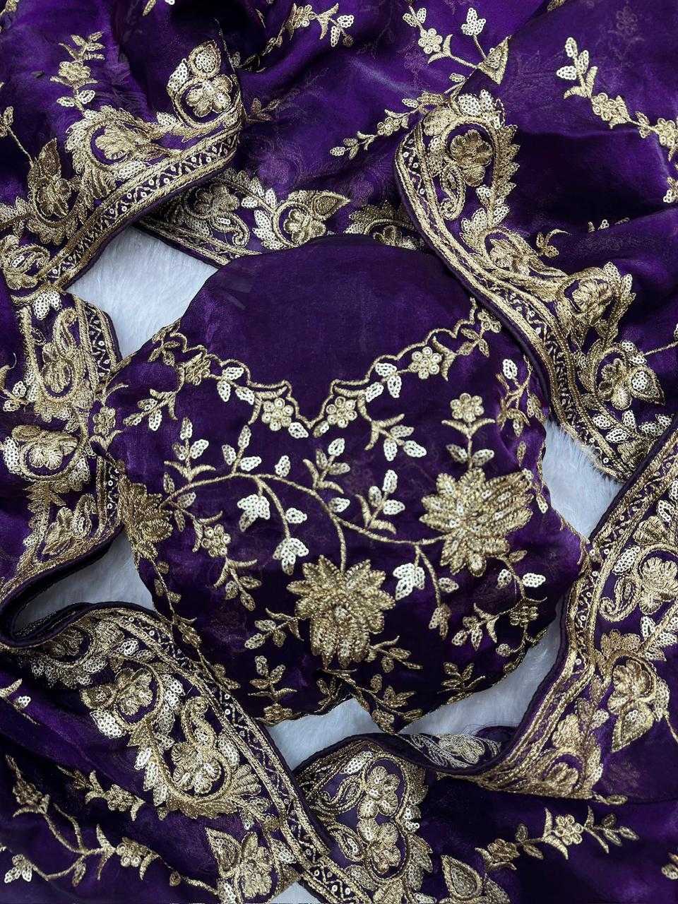 Ynf FENDY KESH651 Maniyar Sarees Wholesale Sequence Sarees Embroidered Sarees Zari Border Sarees Manufacturer- Kapda Export