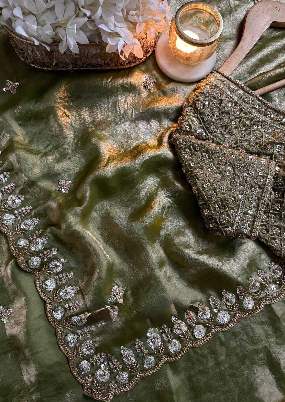 Ynf FENDY RIN133 619 Sarees Wholesale Designer Sarees Party Wear Sarees Sequence Sarees Manufacturer- Kapda Export