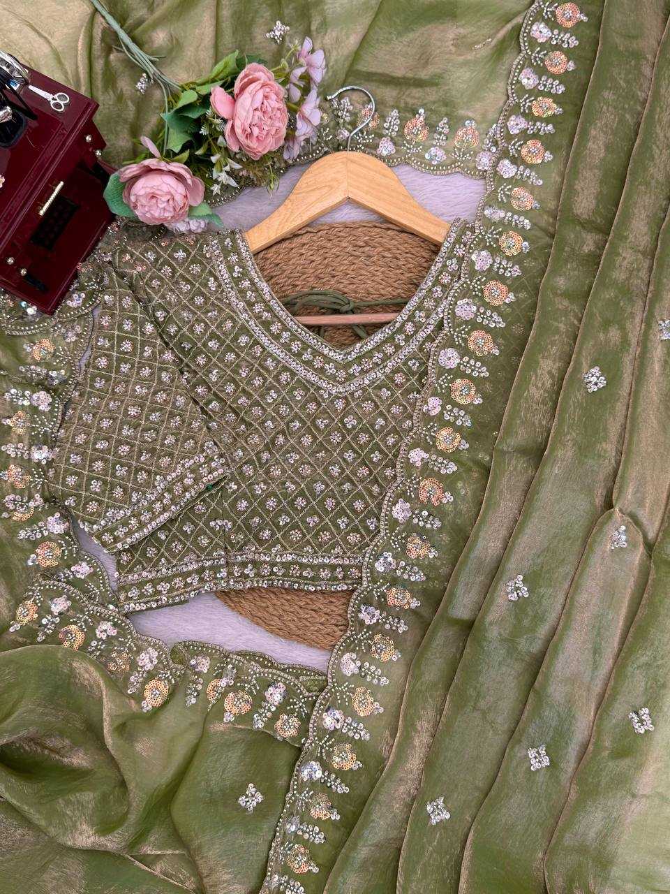 Ynf FENDY RIN133 619 Sarees Wholesale Designer Sarees Party Wear Sarees Sequence Sarees Manufacturer- Kapda Export